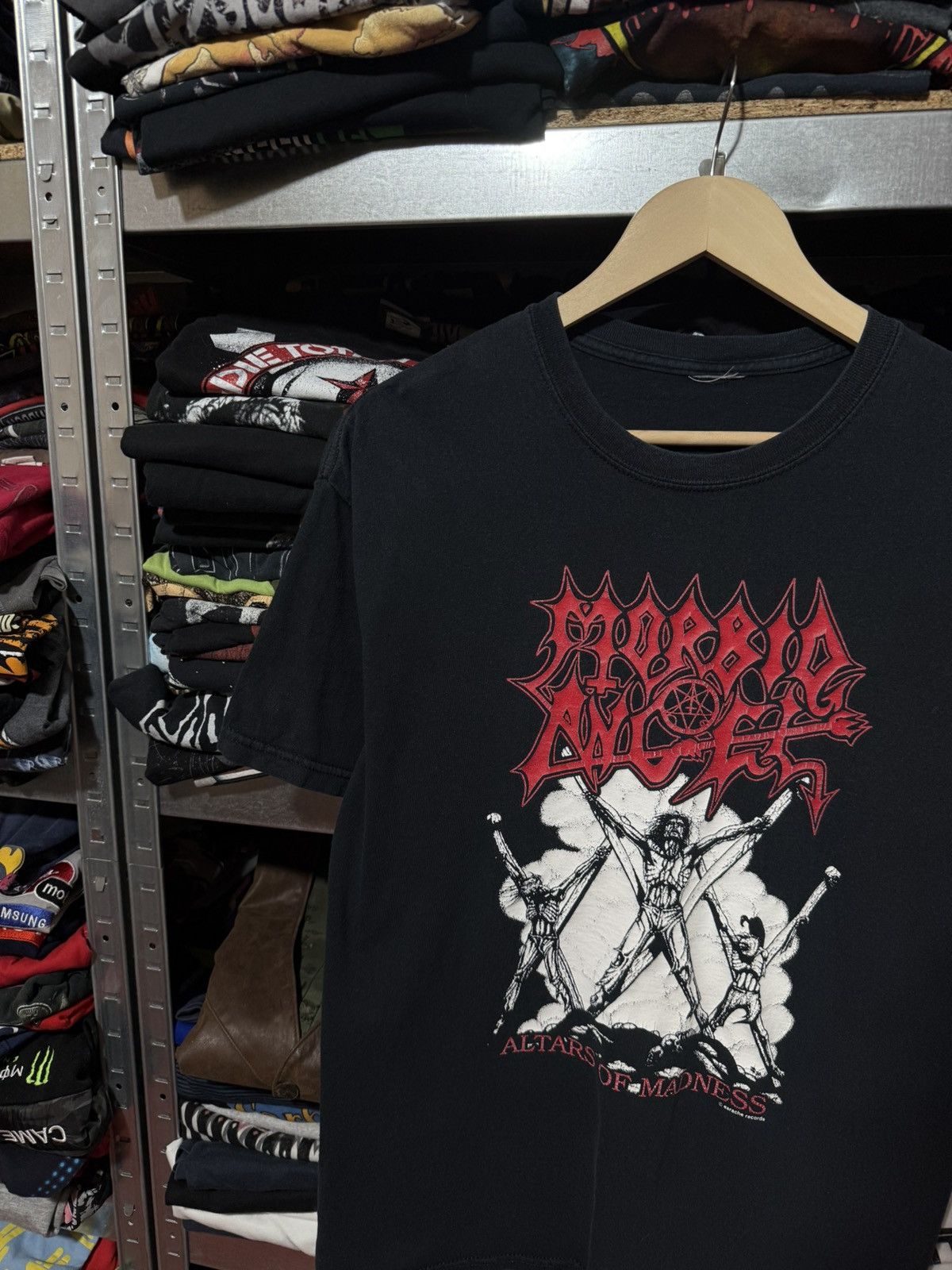 Band Tees Vintage 2000’s Morbid Angel Altars of Madness Rock T-Shirt Size US XL / EU 56 / 4 - 3 Thumbnail