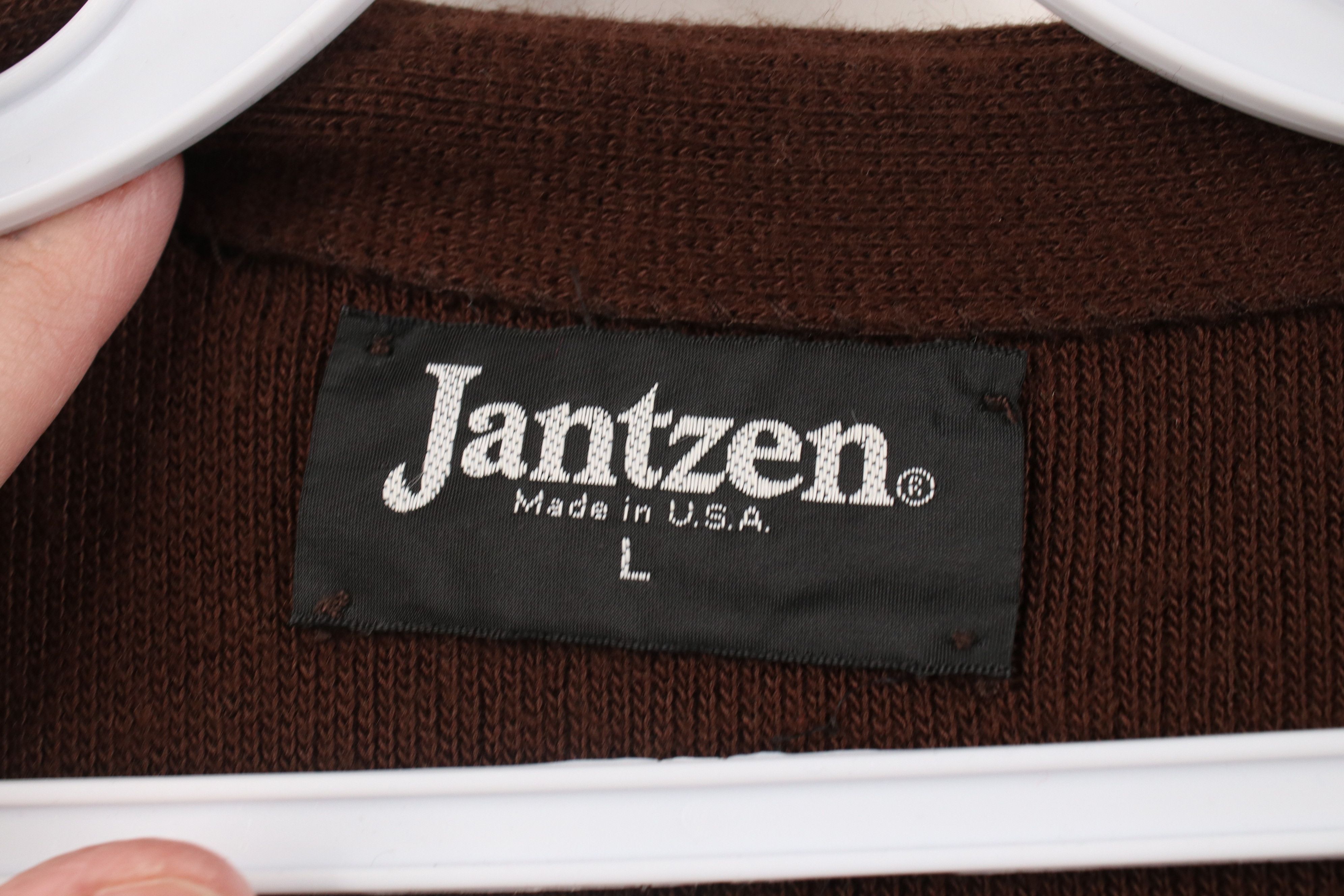 Vintage Vintage 70s Streetwear Soft Knit Cardigan Sweater Brown USA Size US L / EU 52-54 / 3 - 7 Thumbnail