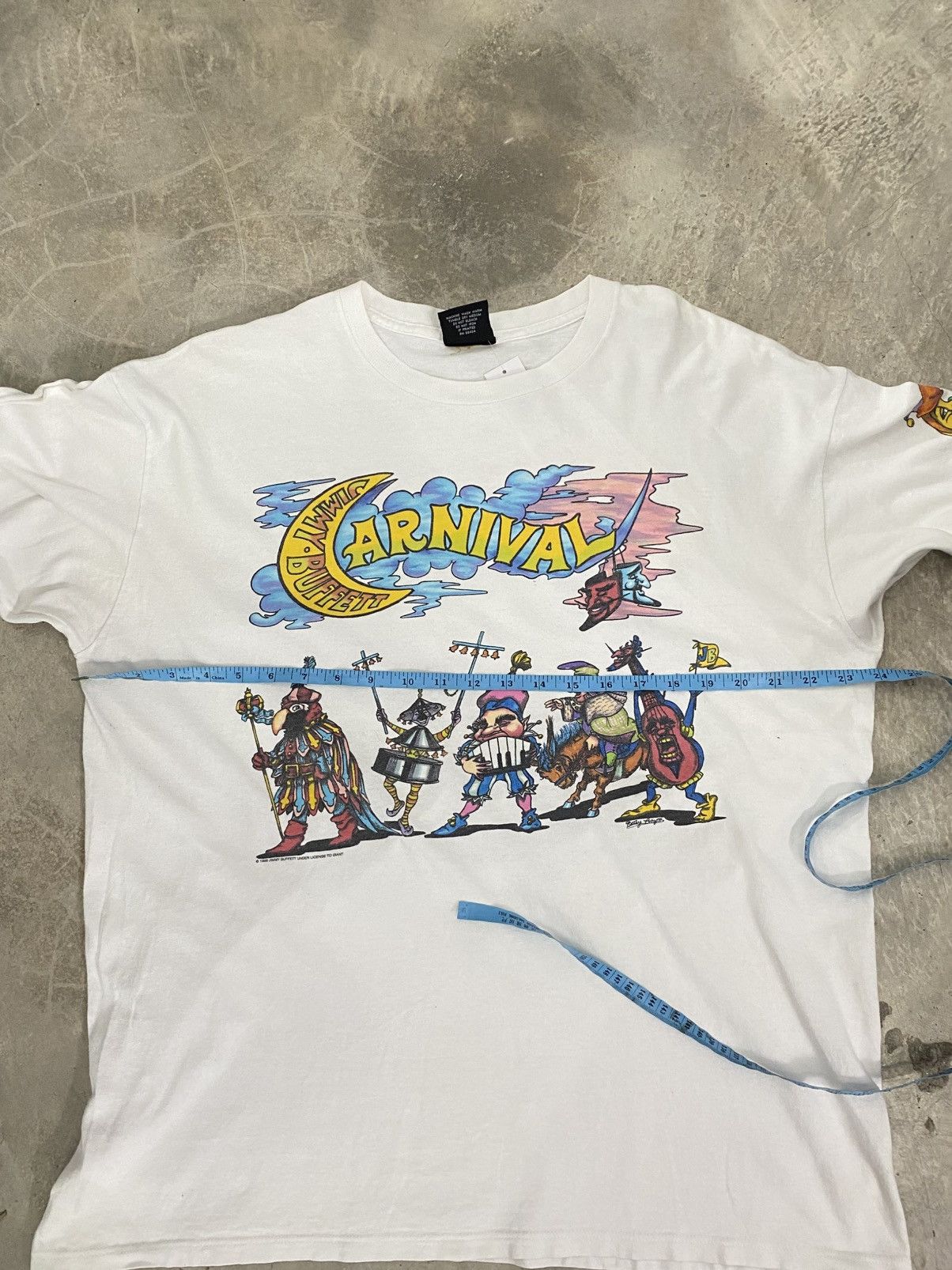 Band Tees VINTAGE 1998 JIMMY BUFFETT CARNIVAL TOUR Size US XL / EU 56 / 4 - 10 Thumbnail