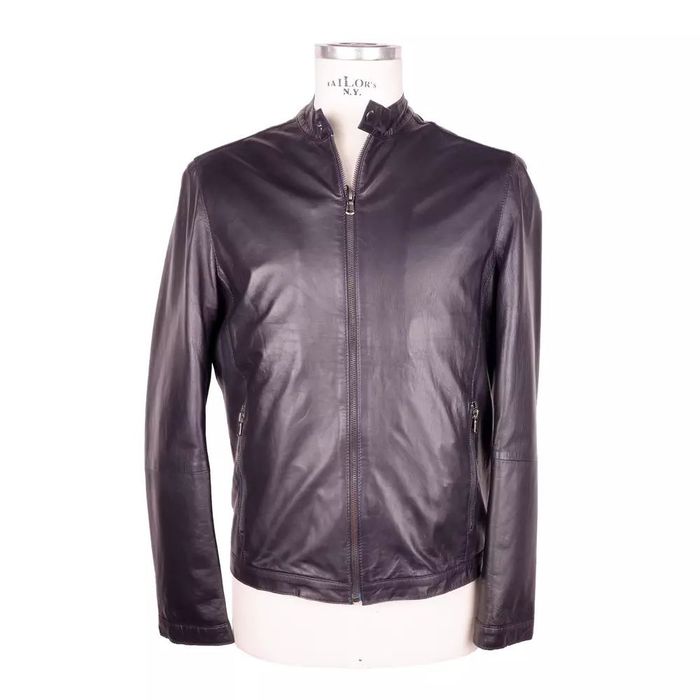 Emilio Romanelli Blue Polyester Jacket main image 1