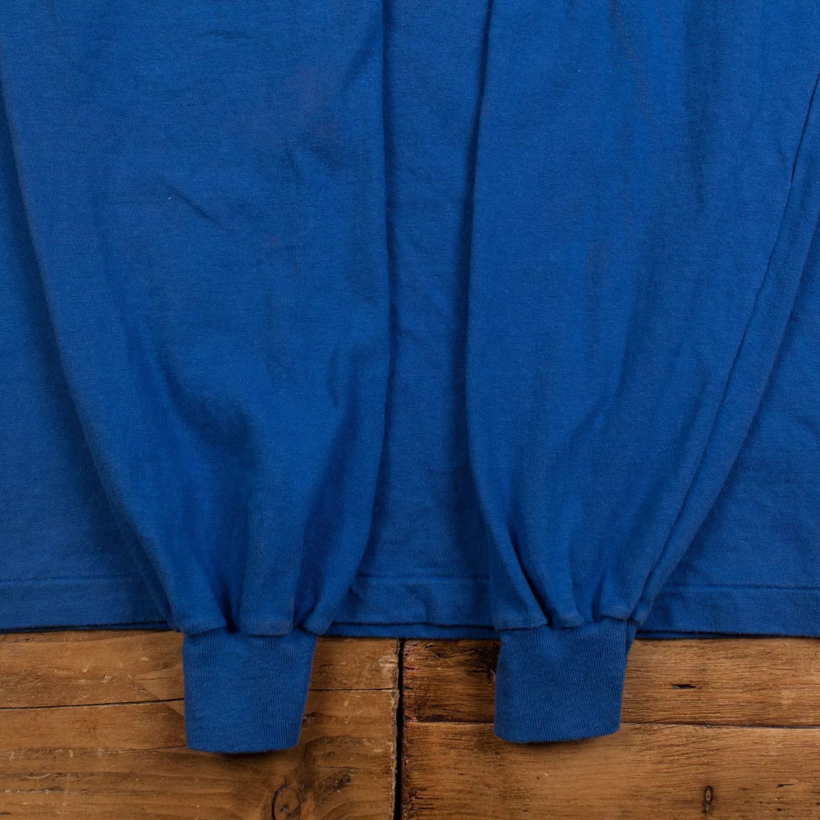 Hanes Vintage Hanes Single Stitch T Shirt Blank M 90s Long Sleeve Size US XL / EU 56 / 4 - 3 Thumbnail