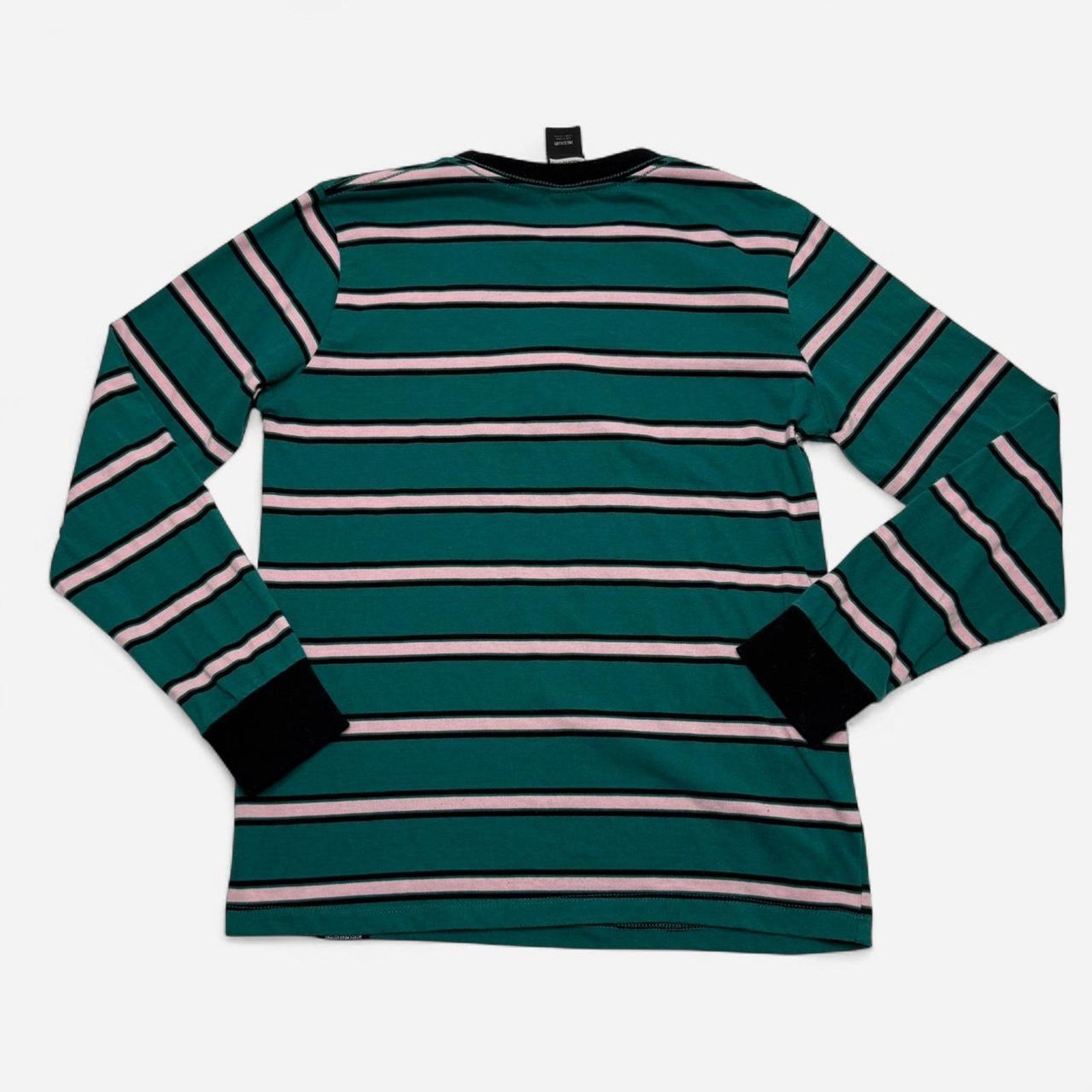 Broken Promises Co. Broken Promises GreenPink Striped Long Sleeve Graphic Size M Size US M / EU 48-50 / 2 - 3 Thumbnail