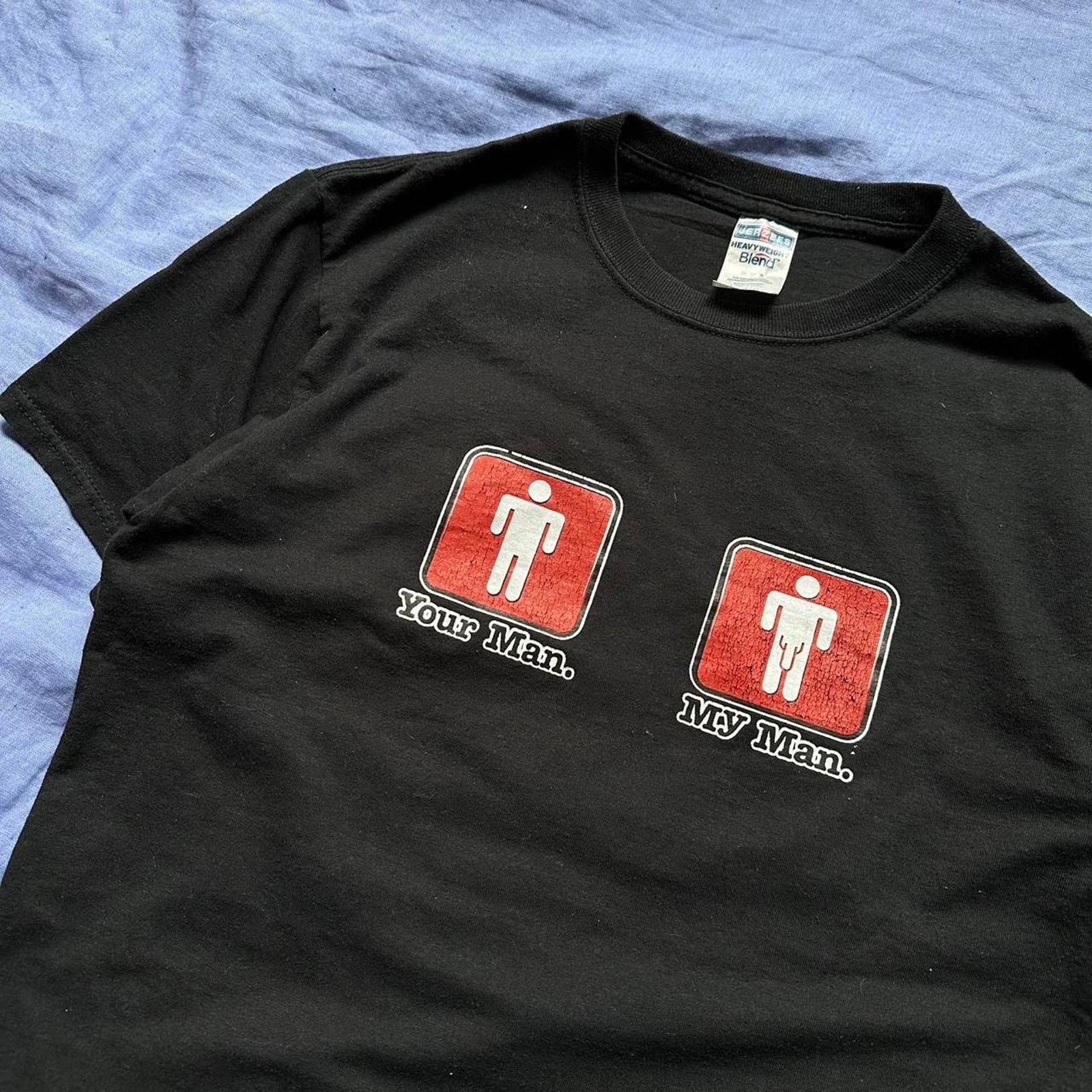 Vintage Vintage y2k funny adult sex tee Size US L / EU 52-54 / 3 - 3 Thumbnail