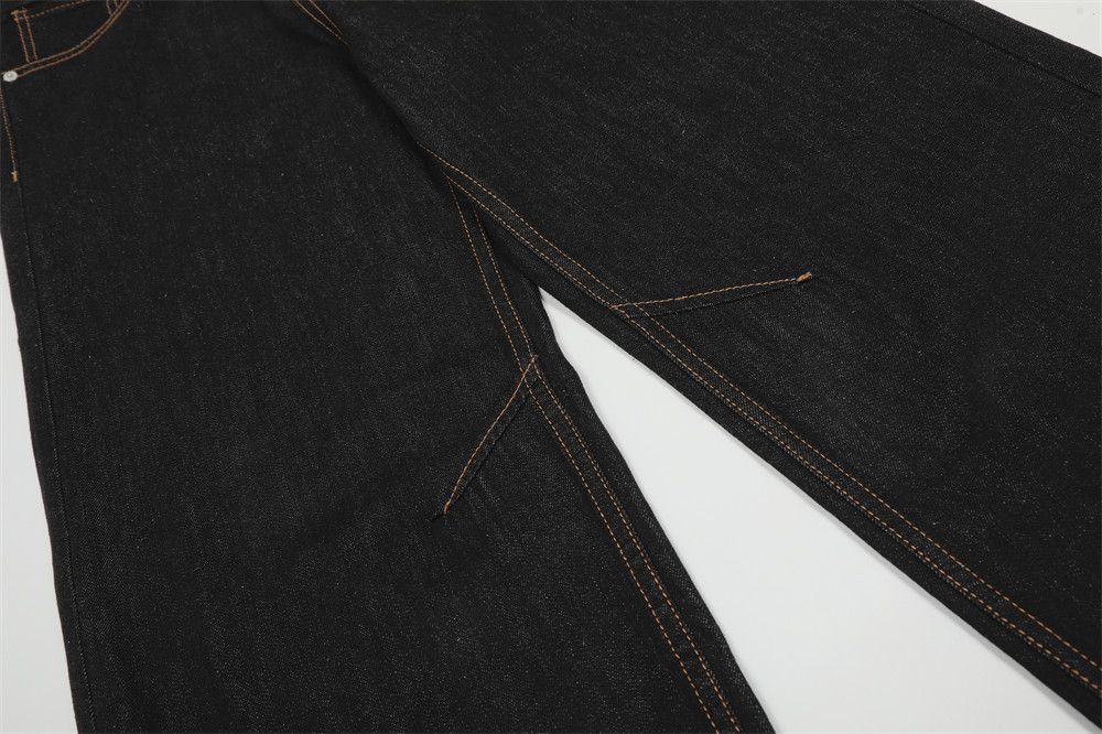 Japanese Brand × Jean Street men's contrast color pocket straight casual jeans Size US 32 / EU 48 - 6 Thumbnail