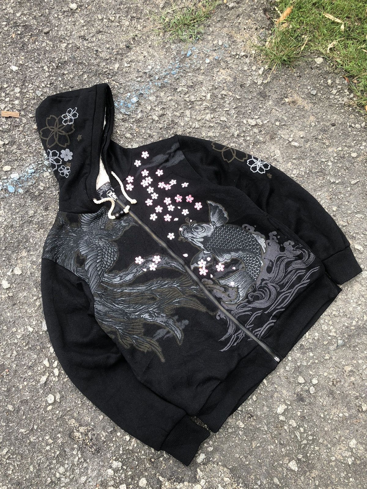 Japanese Brand RARE Vintage Overprint Embroidery Japanese Sukajan Hoodie Size US L / EU 52-54 / 3 - 3 Thumbnail