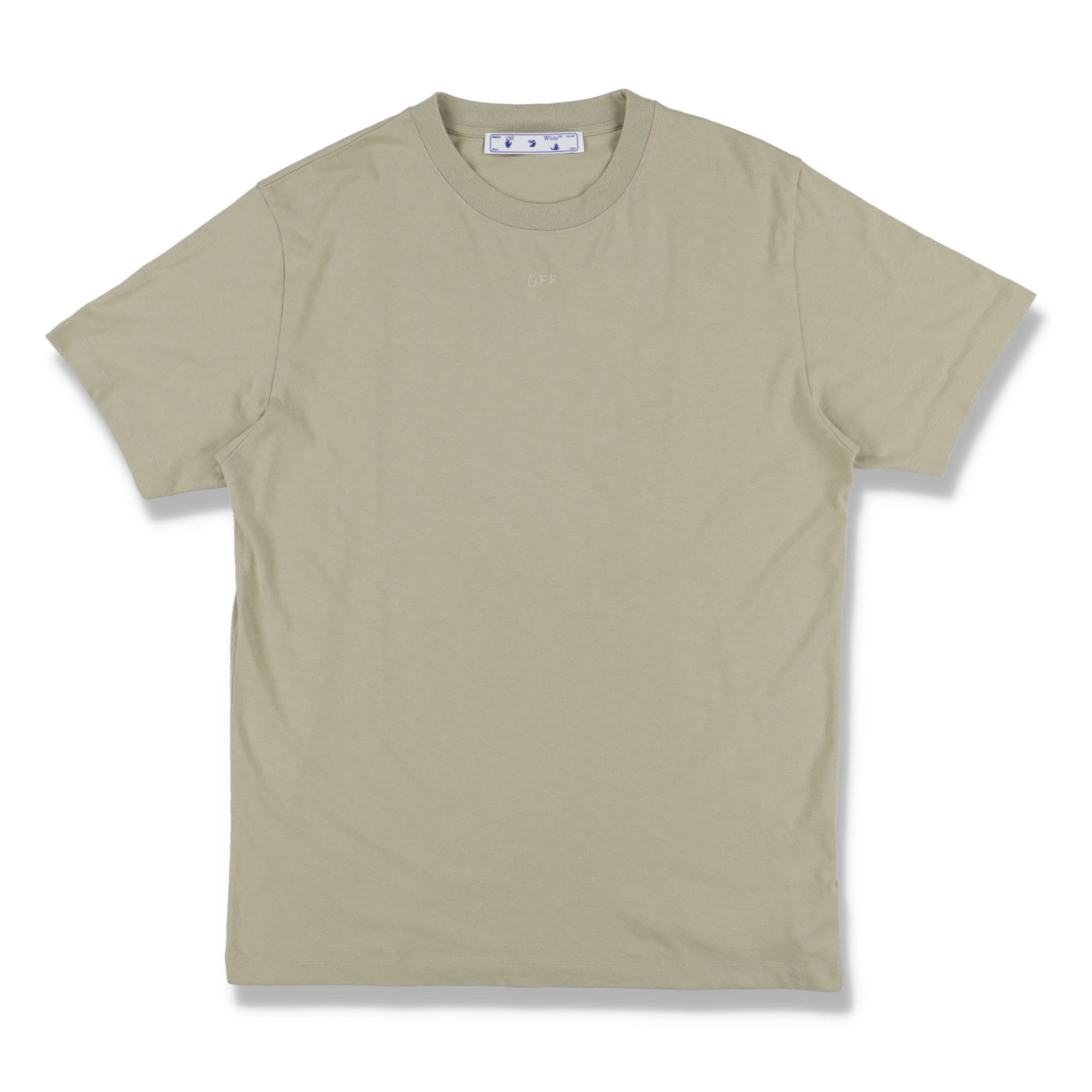 Off-White Beige Rubber Arrows Logo T-Shirt Size US XL / EU 56 / 4 - 5 Thumbnail