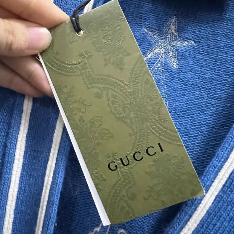 Gucci Gucci Yankees co-branded blue cardigan jacket Size US XS / EU 42 / 0 - 3 Thumbnail