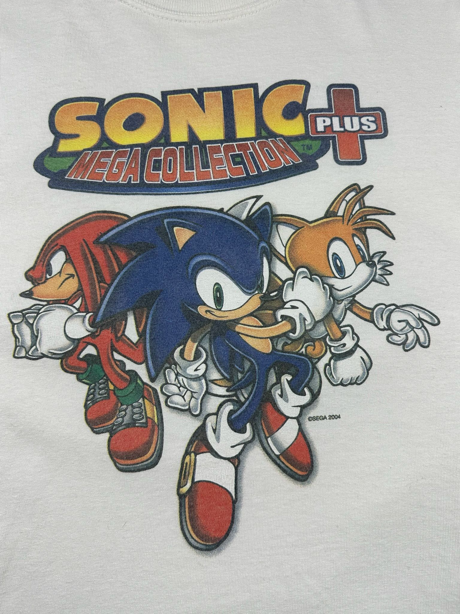 The Game Sonic The Hedgehog “Mega Collection Plus” Promo Tee 2004 Size US M / EU 48-50 / 2 - 4 Thumbnail
