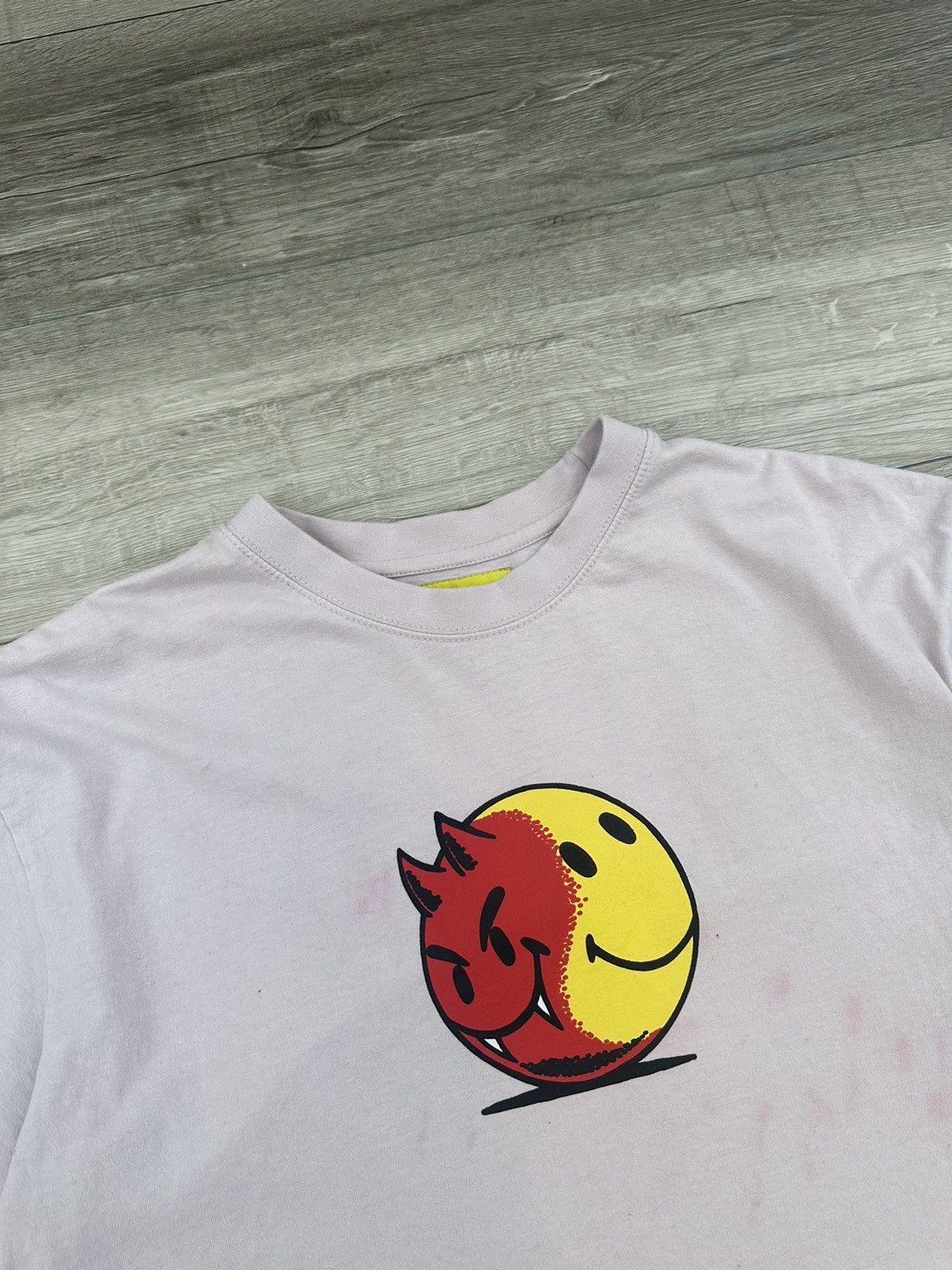 Market Market Devil / Smiley Face Flames Tee Sz. Large CTM Size US L / EU 52-54 / 3 - 8 Thumbnail