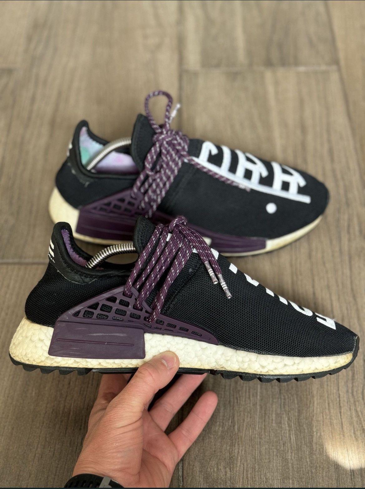 Adidas × Pharrell Adidas NMD x Pharell Williams han race sneakers shoes Size US 8 / EU 41 - 4 Thumbnail