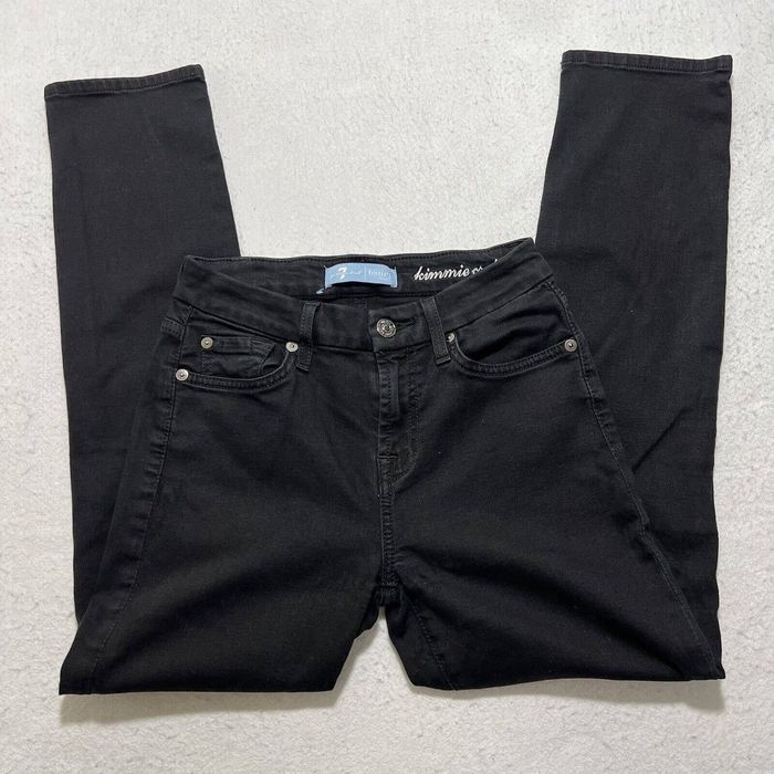 7 For All Mankind 7 For All Mankind Kimmie Crop Jeans b(air) Denim ...