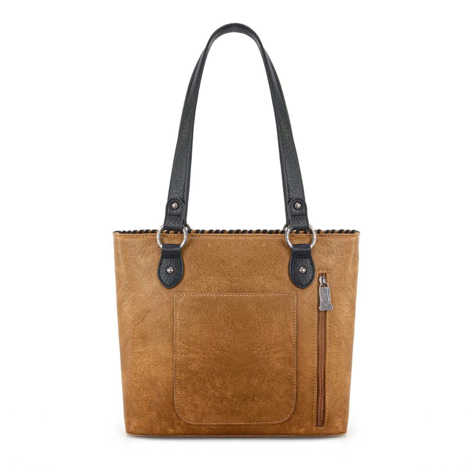 Designer Trinity Ranch Leather Tote Bag - Stylish Durable Design Size ONE SIZE - 2 Thumbnail