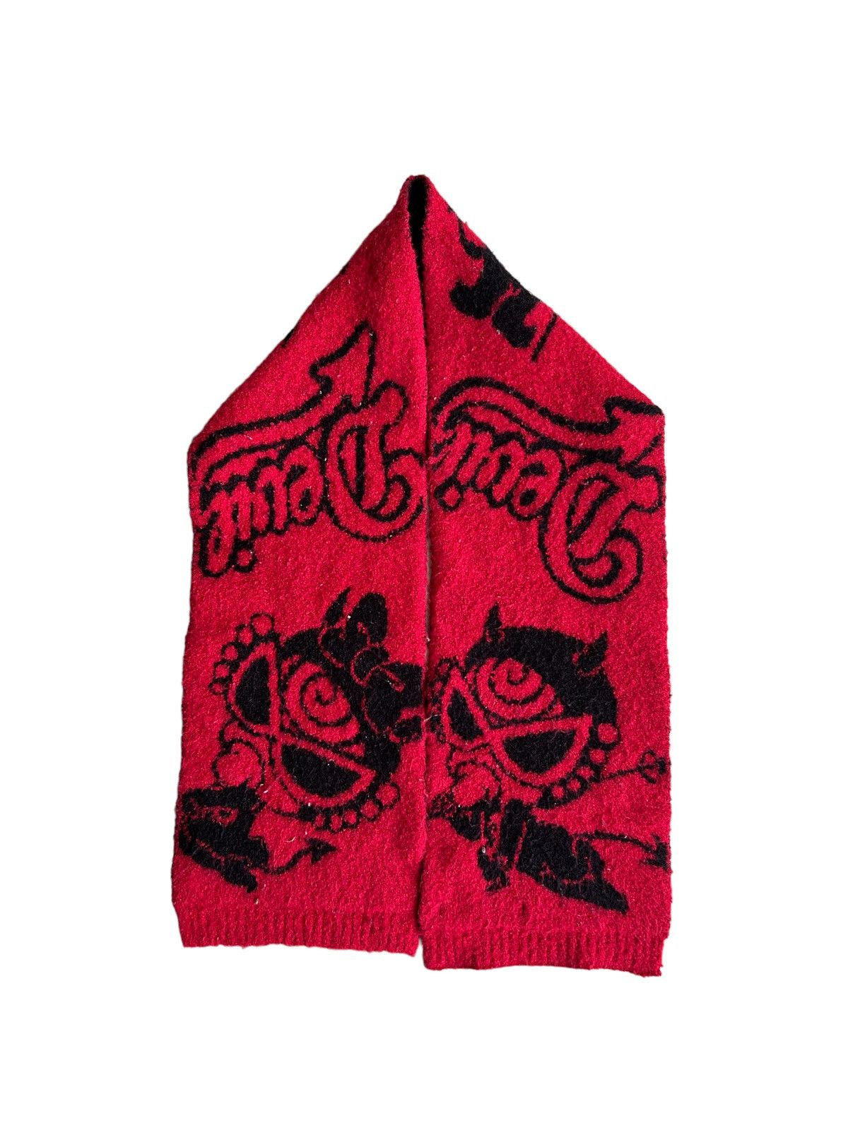 Hysteric Glamour 90s Hysteric Glamour Iconic Devil Logo Winter Scarf Size ONE SIZE - 1 Thumbnail