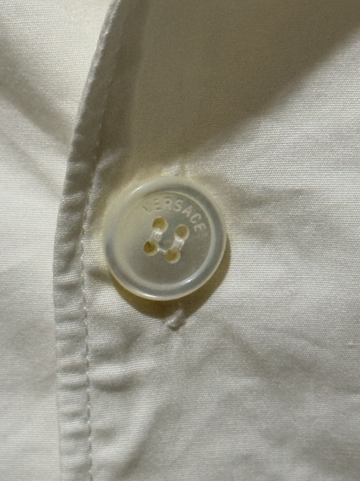 Versace Versace Barocco Sea Embroidered Shirt White Size US M / EU 48-50 / 2 - 3 Thumbnail