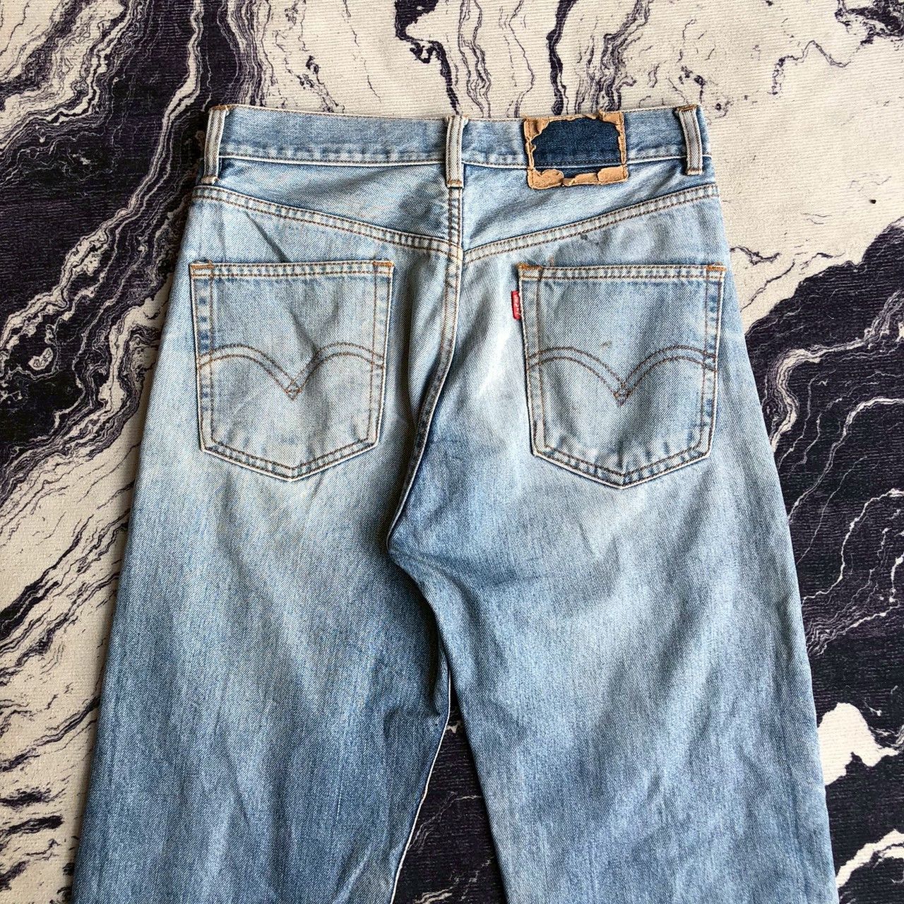 Levi's Vintage Levi’s big E Light Wash Denim Jeans Size US 30 / EU 46 - 5 Thumbnail