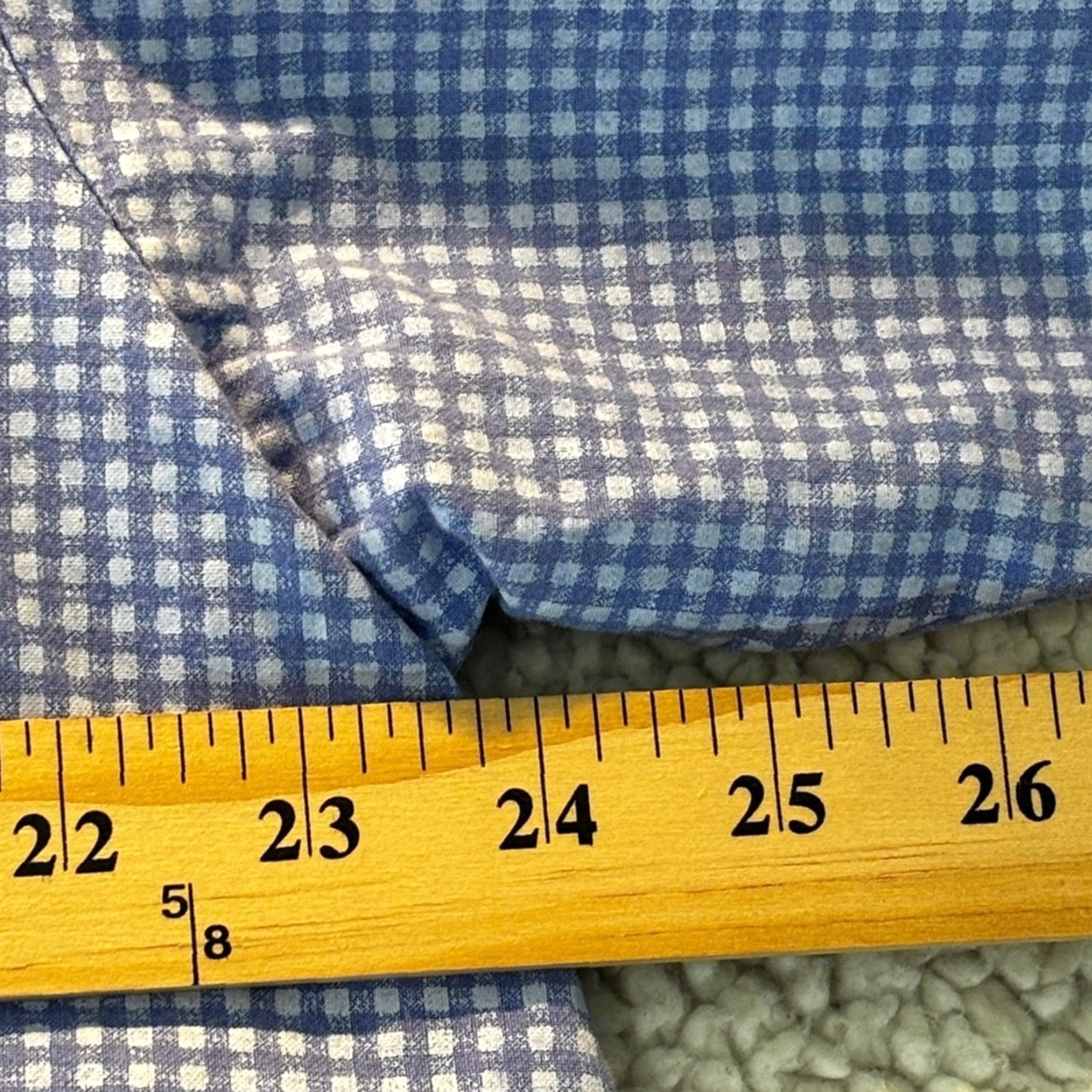 Vintage VINTAGE Fresh Produce Hoodie Full Zip Lightweight 100% Cotton Unisex Adults L Blues Periwinkle Gingham Jacket USA 80s 90s Mens Womens Size L / US 10 / IT 46 - 6 Thumbnail