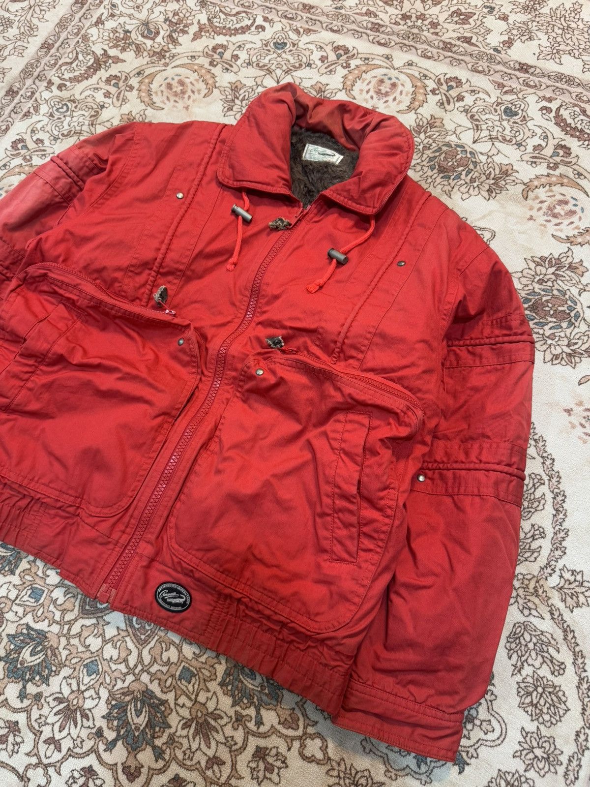 Vintage Vintage Crocodile Fur Lined Jacket Size US M / EU 48-50 / 2 - 1 Thumbnail