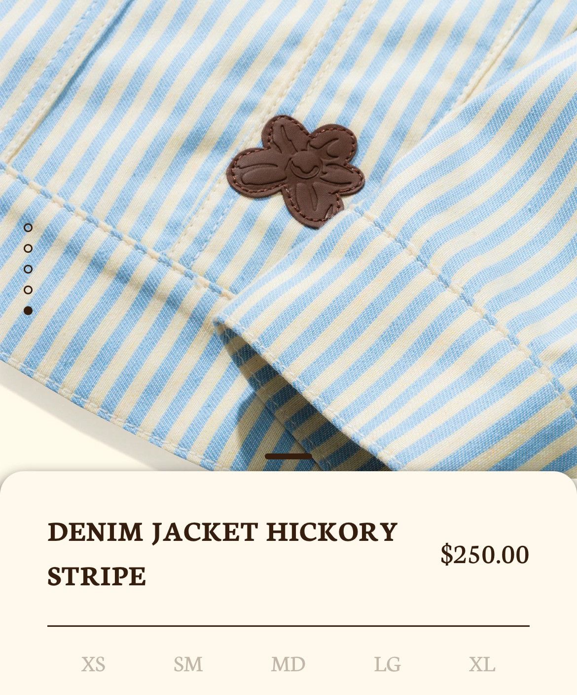 Golf le Fleur Demin Jacket Hickory stripe - Golf Le Fleur Size US M / EU 48-50 / 2 - 2 Thumbnail