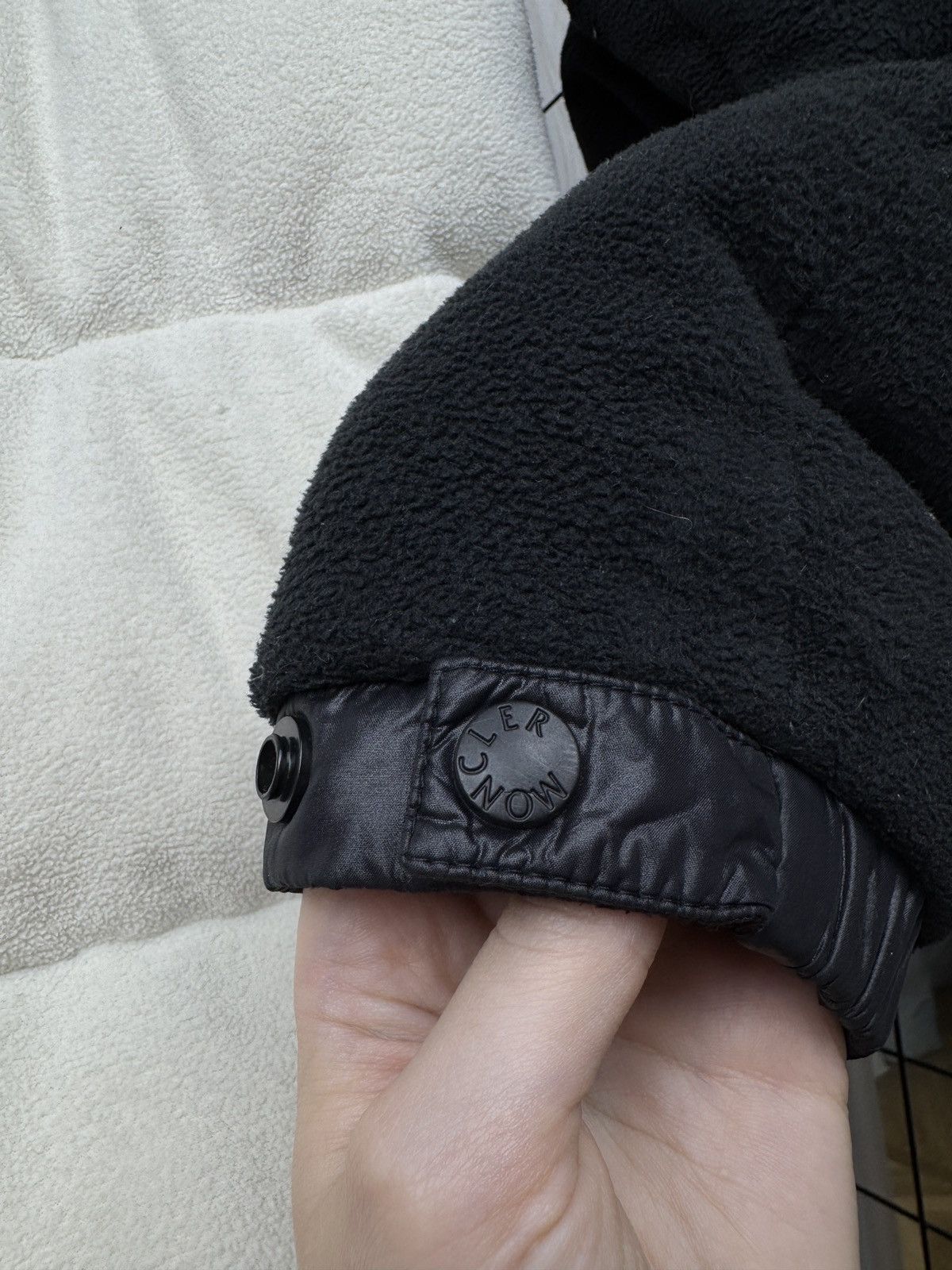 Moncler Moncler MALAVOY Giubbotto POLARTEC Fleece Down Jacket Size US L / EU 52-54 / 3 - 25 Thumbnail