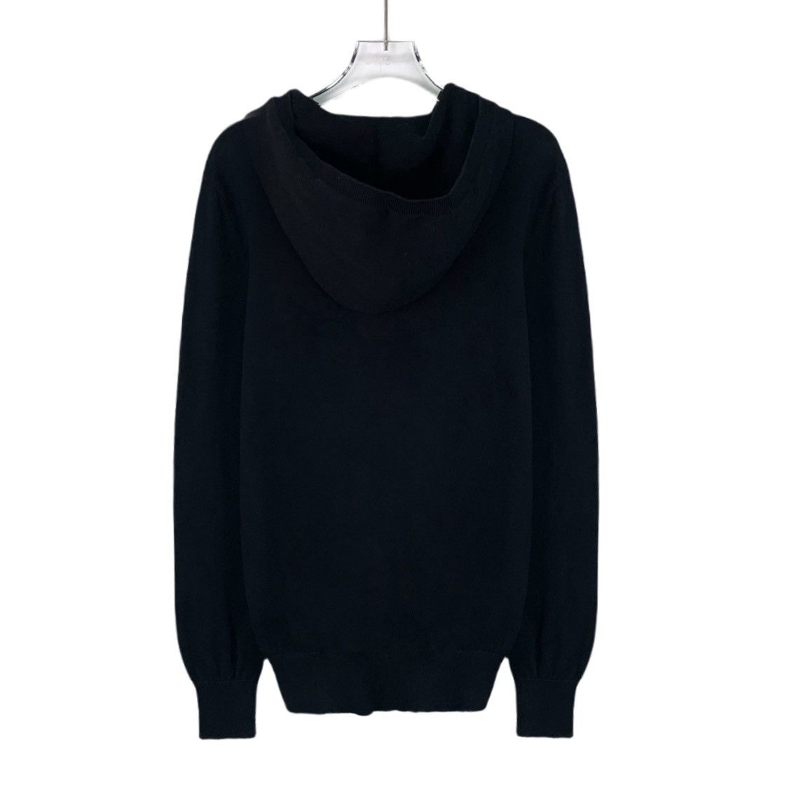 Saint Laurent Paris HW0427 Yves Saint laurent black beaded cotton hoodie Size M / US 6-8 / IT 42-44 - 2 Thumbnail