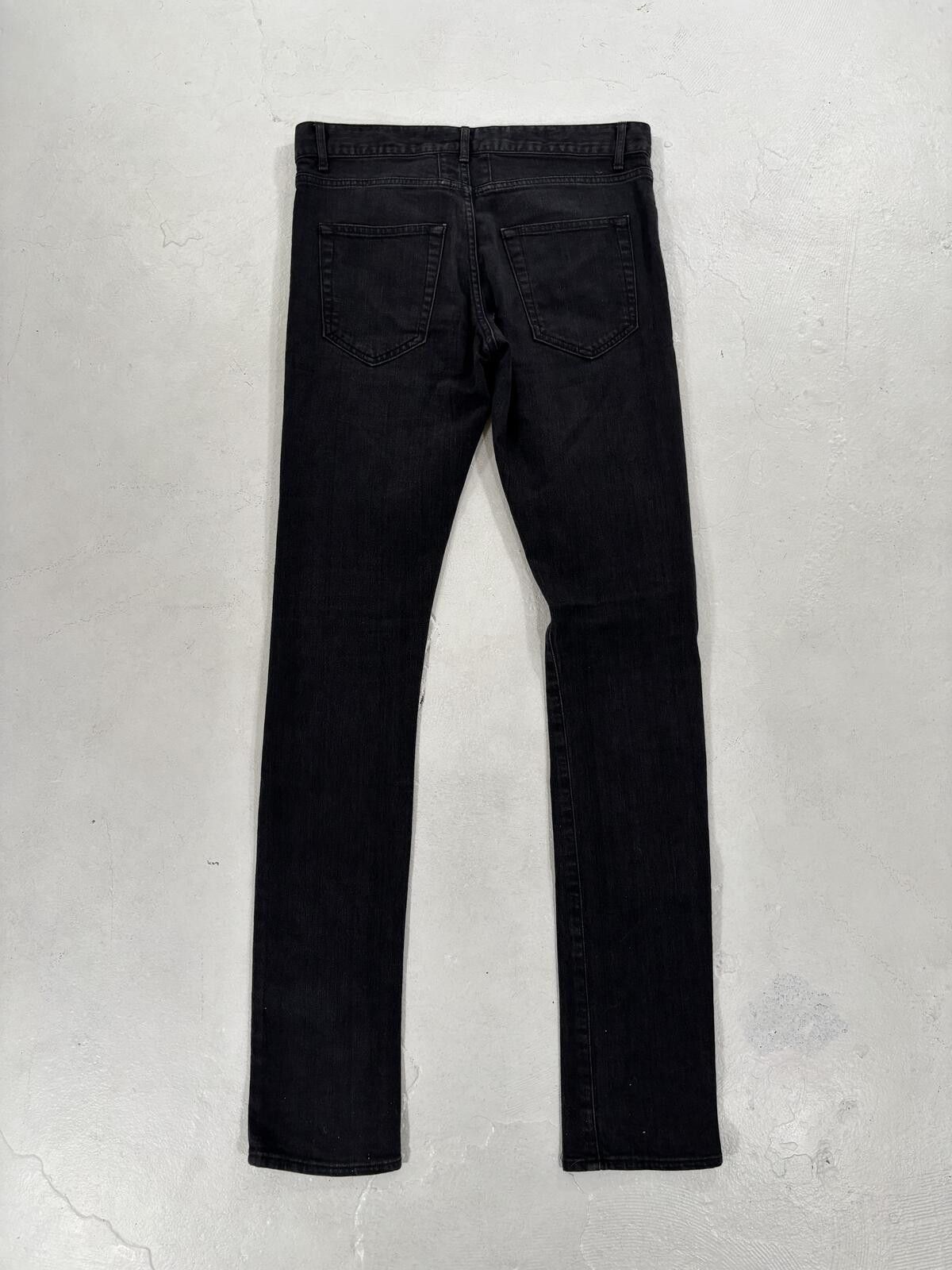 Saint Laurent Paris Saint Laurent Black D02 Knife cuts Size US 32 / EU 48 - 2 Thumbnail