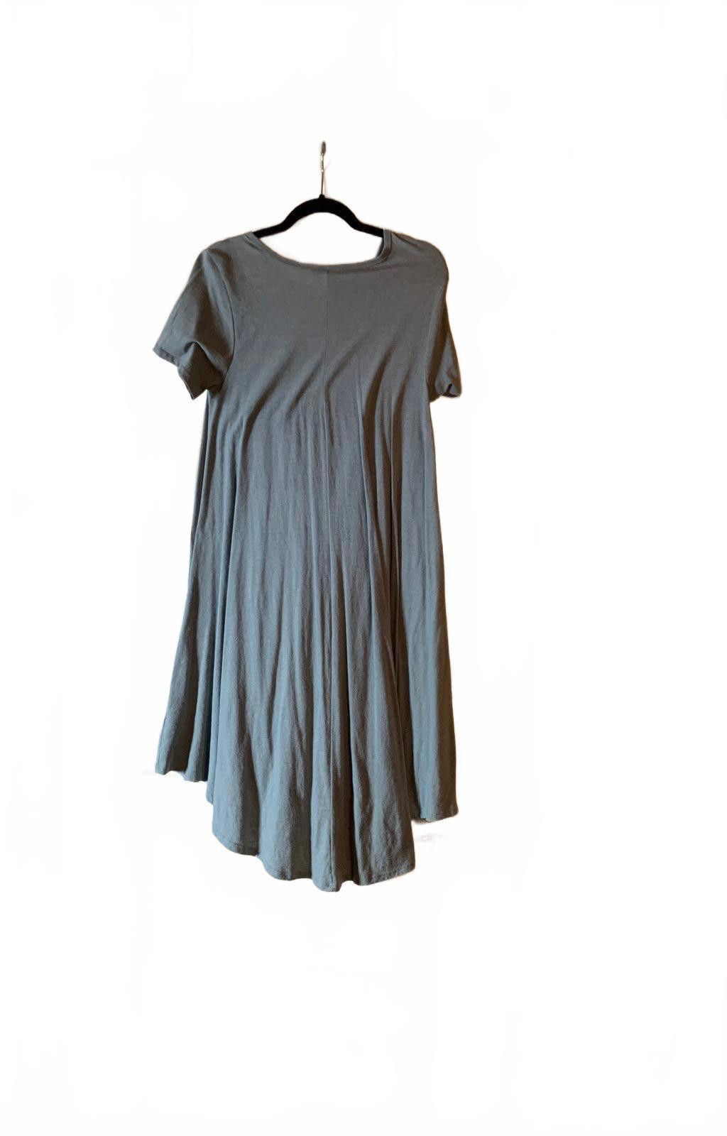 Designer LuLaRoe Short Sleeve Swing Dress - XS - Soft Teal Size XS / US 0-2 / IT 36-38 - 2 Thumbnail