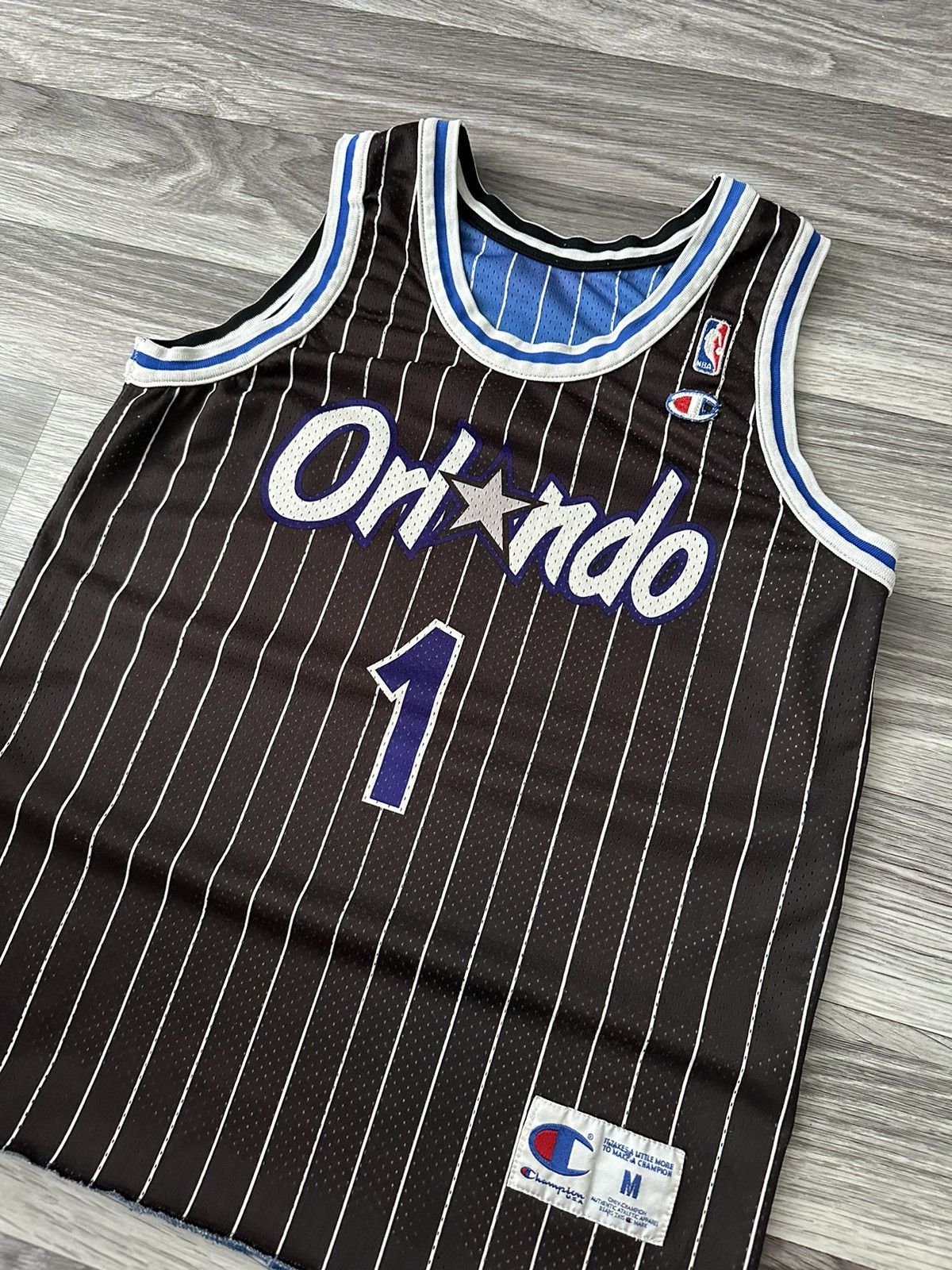 Champion Champion Orlando Magic vntg Hardaway 1 NBA Reversible jersey Size US M / EU 48-50 / 2 - 4 Thumbnail