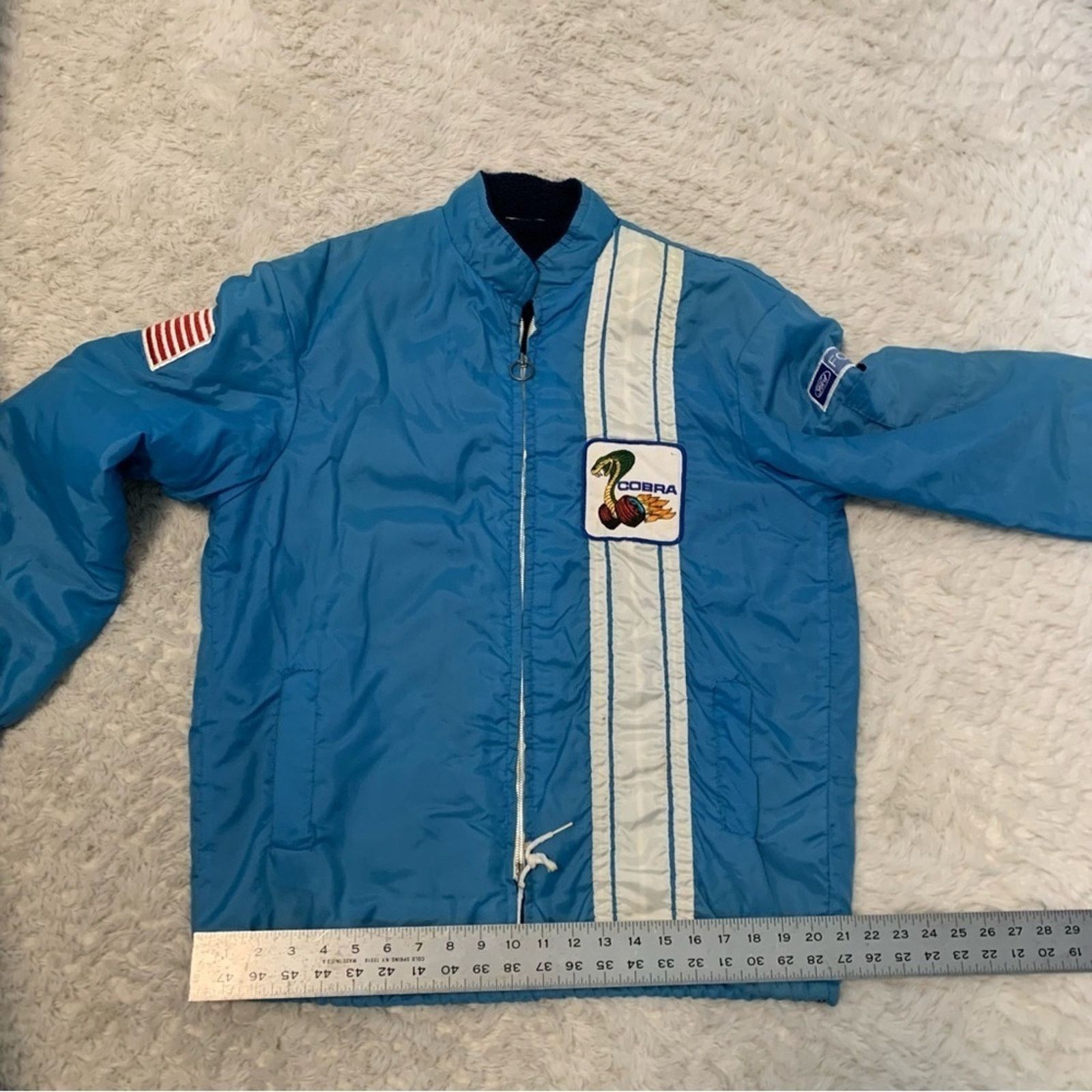 Other Indy 500 Cobra Jacket Blue White Racing Jacket Men’s Unisex Size US L / EU 52-54 / 3 - 11 Thumbnail