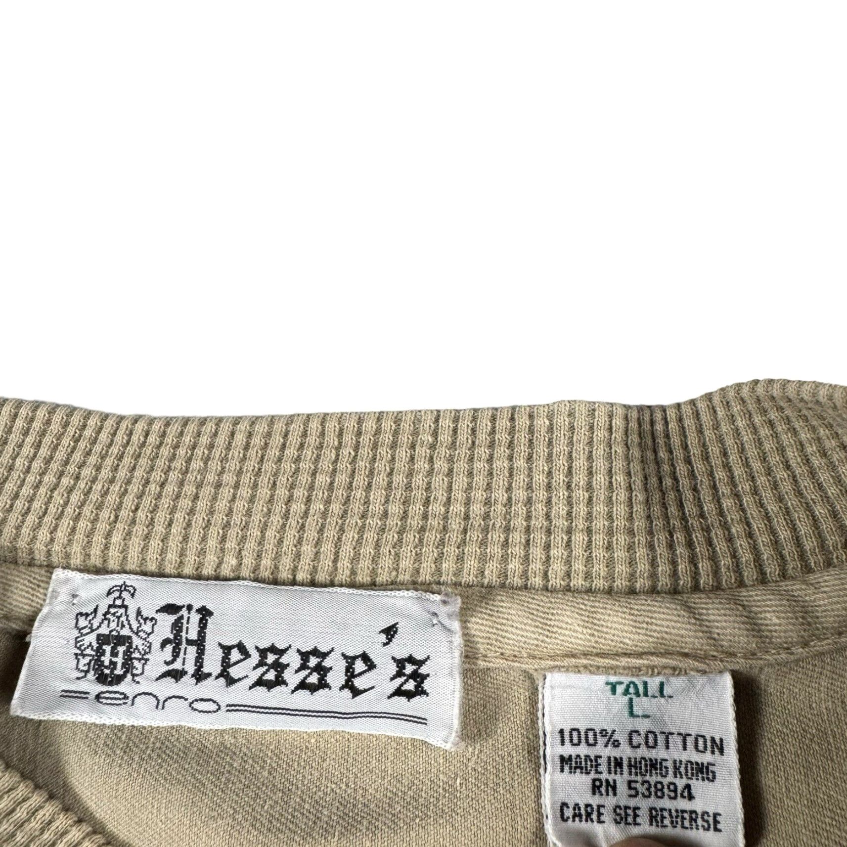 Vintage VINTAGE Corduroy Sweatshirt Jeans Jeans Mens Large Tall Elbow Patch Henley Pullover 90s Mens Size US L / EU 52-54 / 3 - 4 Thumbnail
