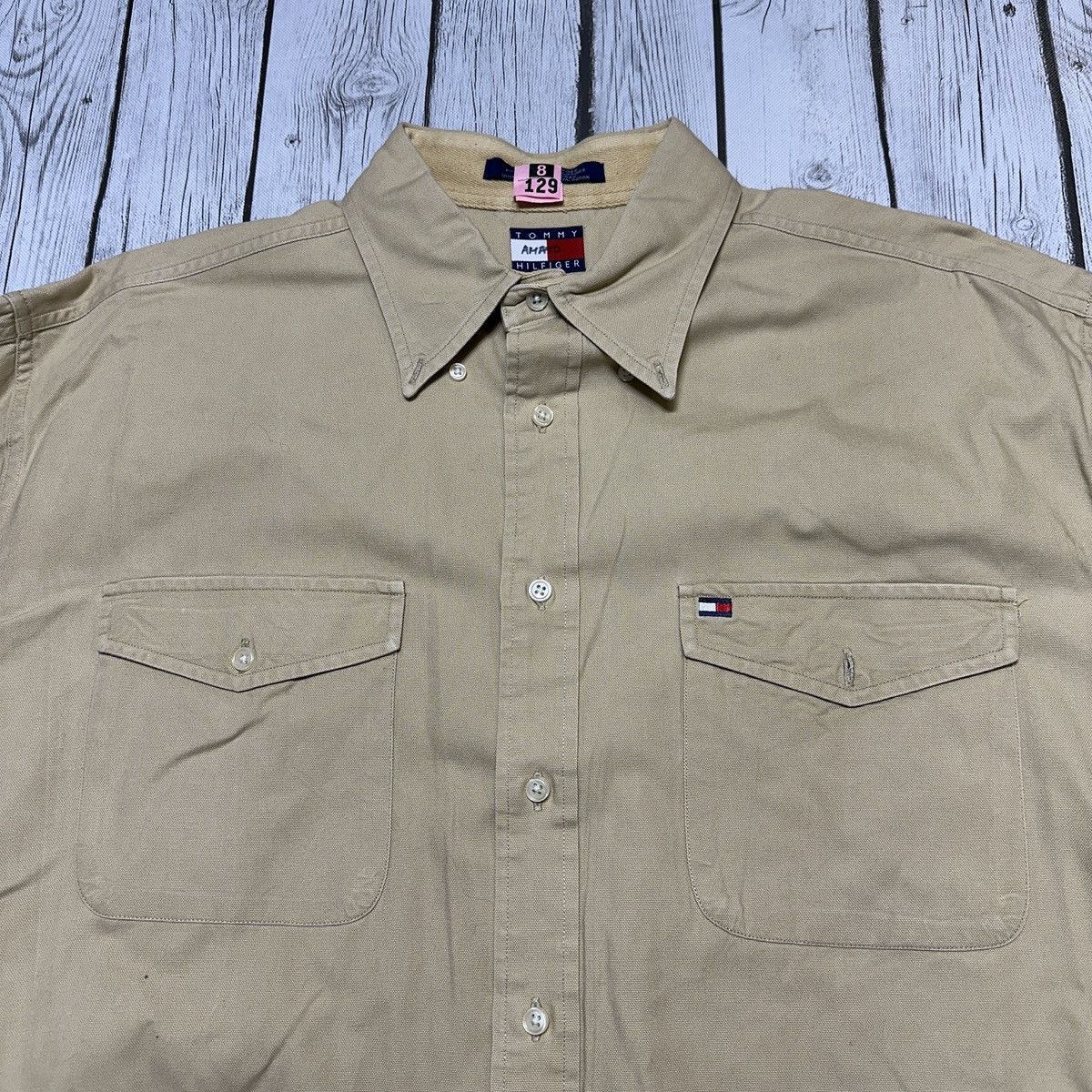 Tommy Hilfiger × Vintage Vintage Tommy Hilfiger shirt Size US XL / EU 56 / 4 - 3 Thumbnail