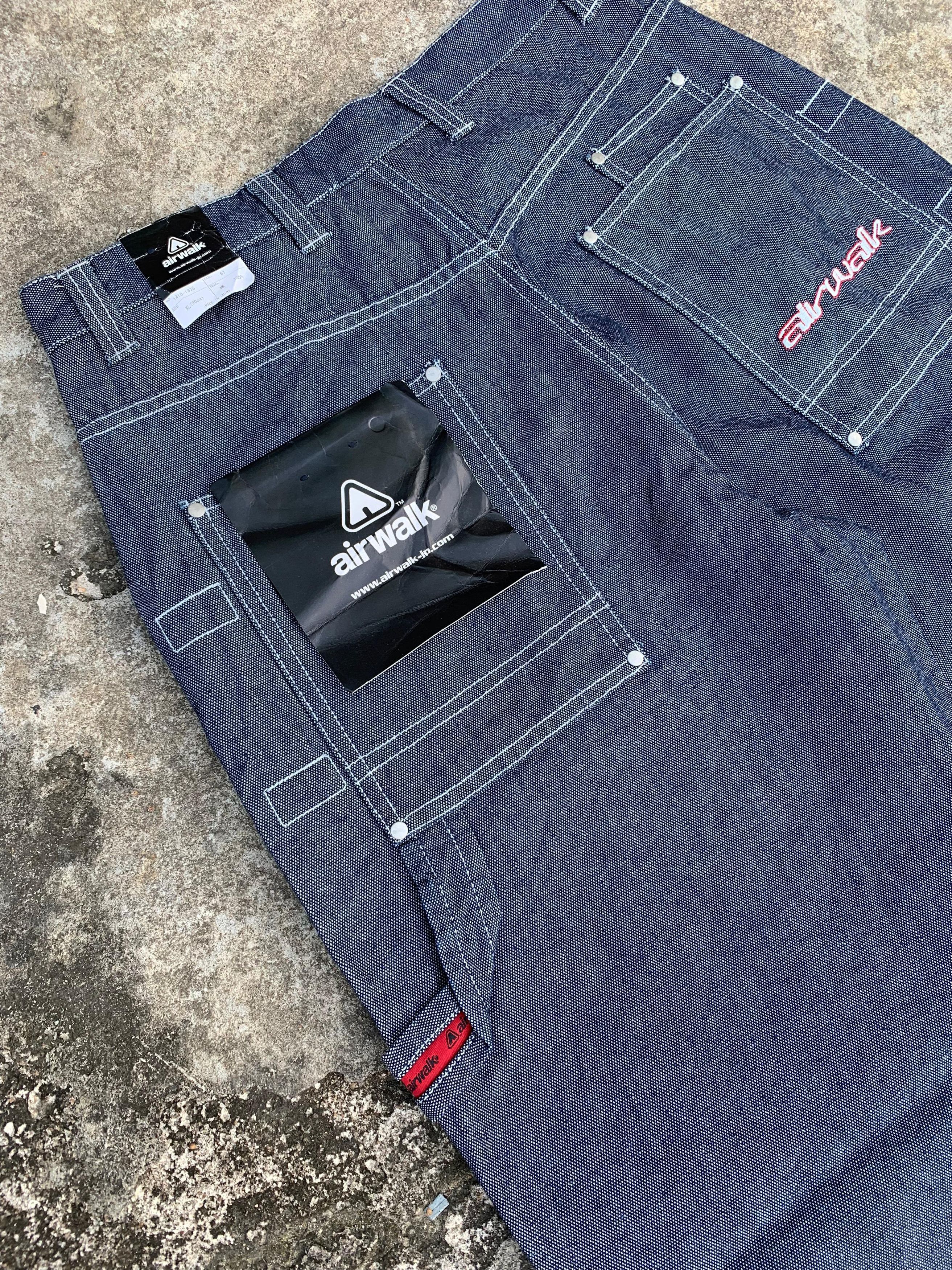 Airwalk × Japanese Brand × Vintage VTG 90s BNWT Airwalk Carpenter Baggy Denim Pants Size US 36 / EU 52 - 5 Thumbnail