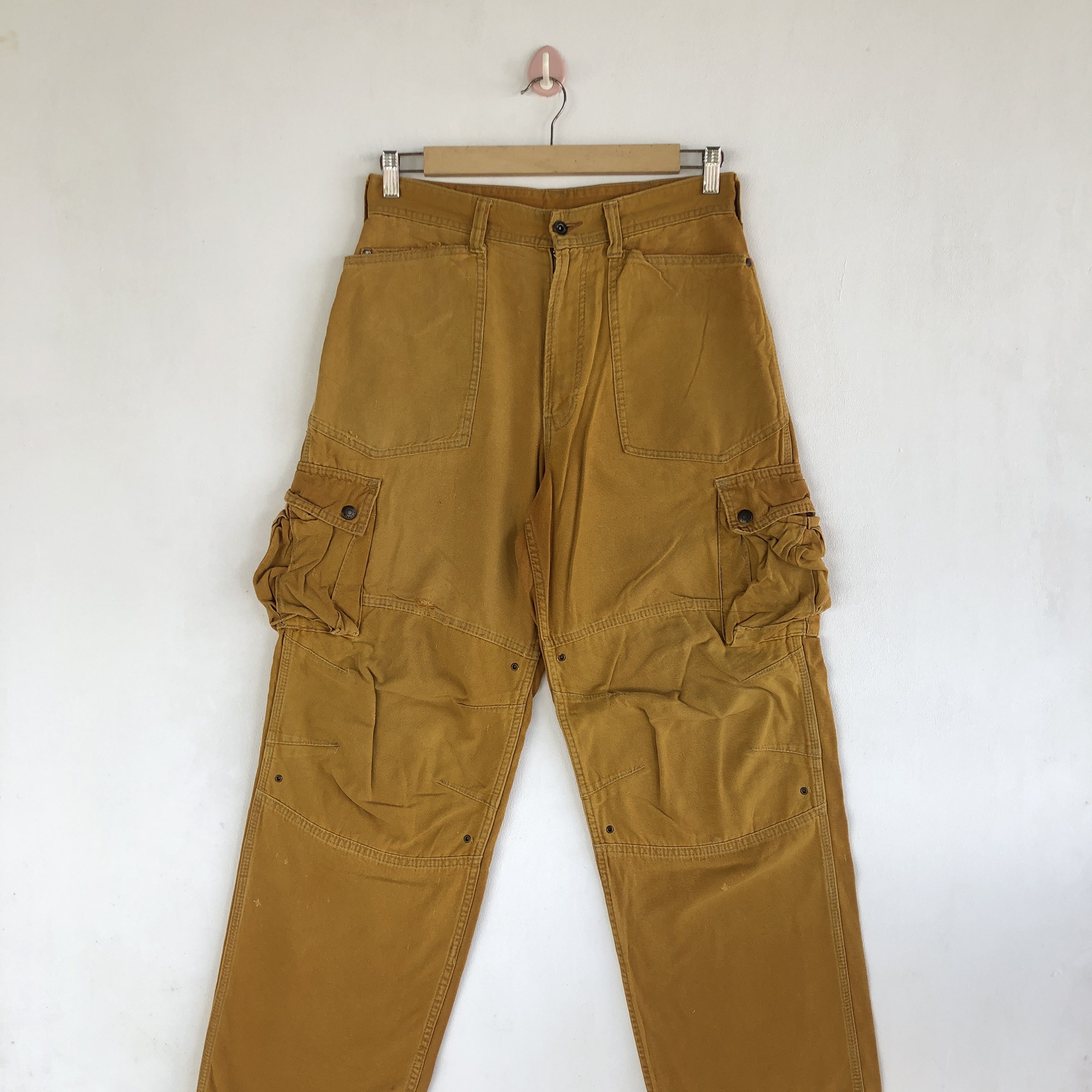 Japanese Brand Vintage Japanese Cargo Pants Multi Pocket Utility Trousers Size US 30 / EU 46 - 3 Thumbnail
