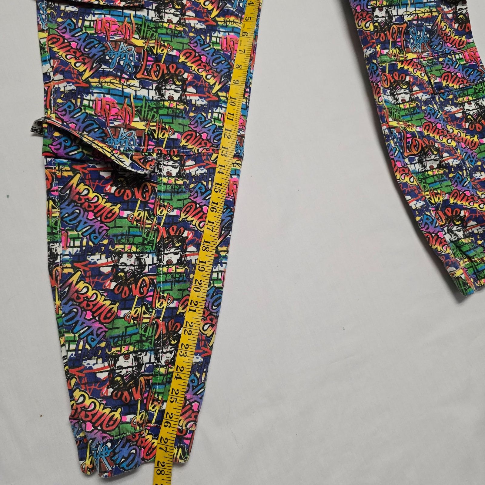 Loveless LoveLove Graffiti Print Jogger Pants 3X Colorful Streetwear Size 38" / US 16 / IT 52 - 16 Thumbnail