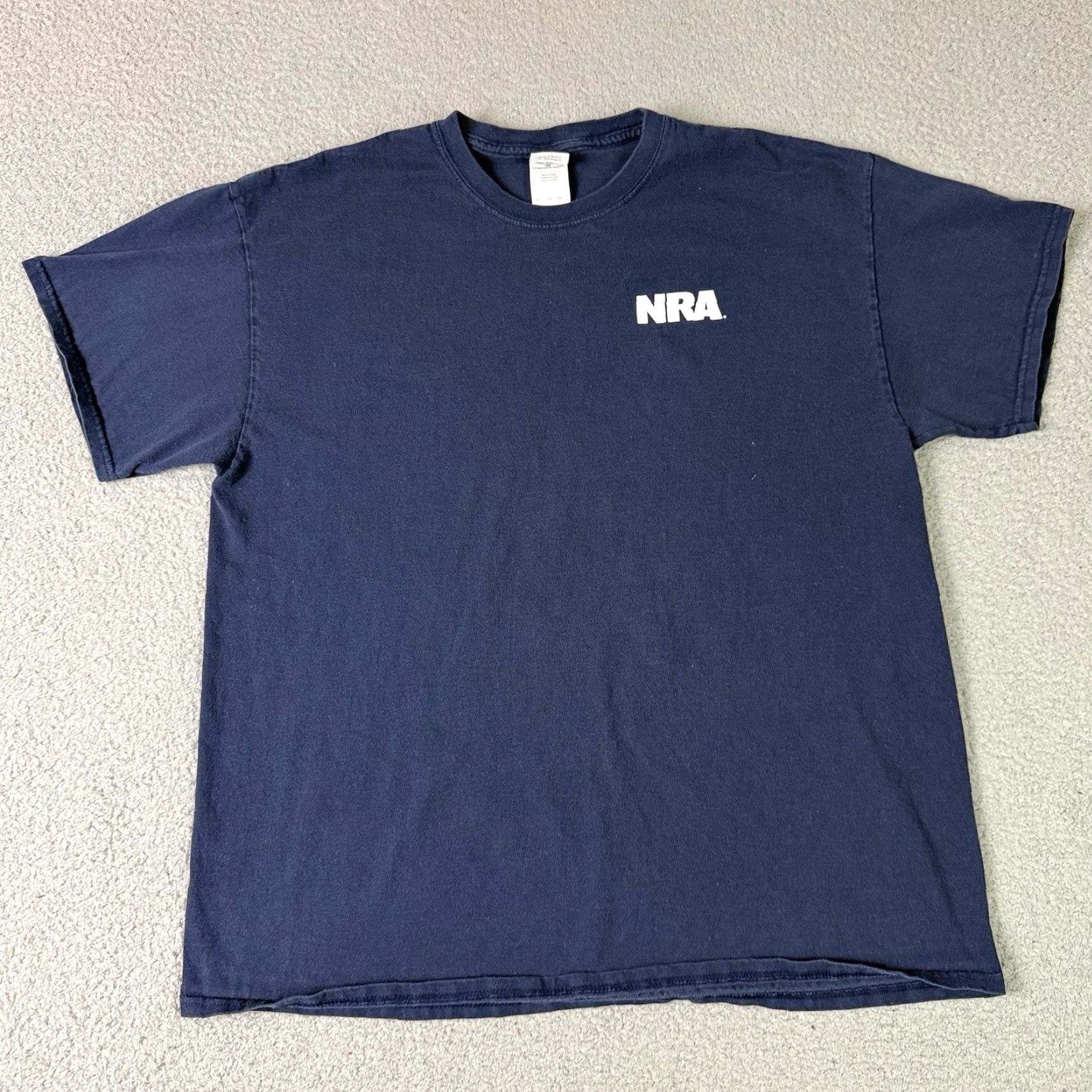 Vintage VINTAGE NRA T Shirt Adult XL Blue National Rifle Association Keep Calm Carry Guns Rifles Mens XL Blue Graphic Print Size US XL / EU 56 / 4 - 3 Thumbnail