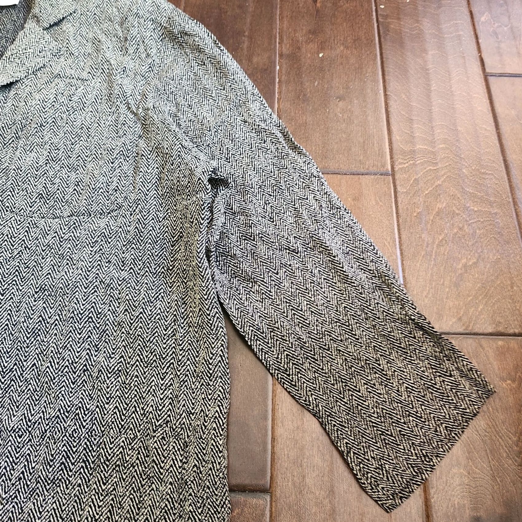 Vintage Carole Little Jacket Womens 8 Gray Women Long Sleeve Button Size Size M / US 6-8 / IT 42-44 - 6 Thumbnail