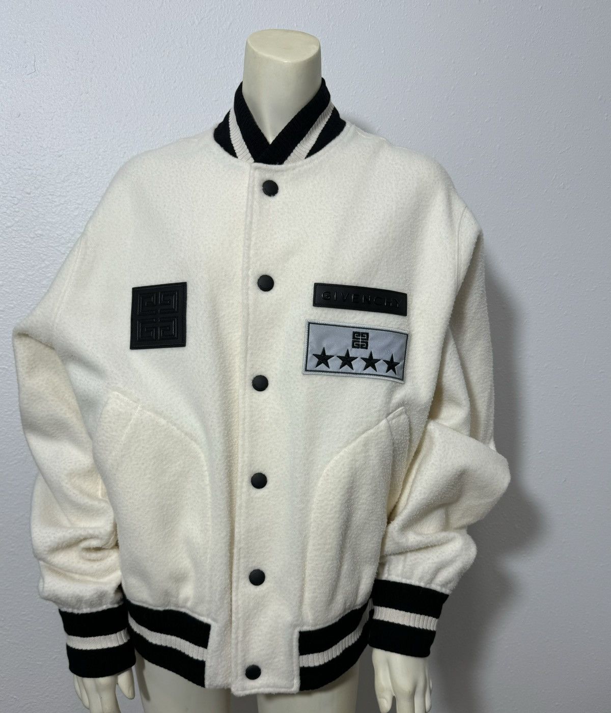 NWT Givenchy Bomber Jacket in Cream