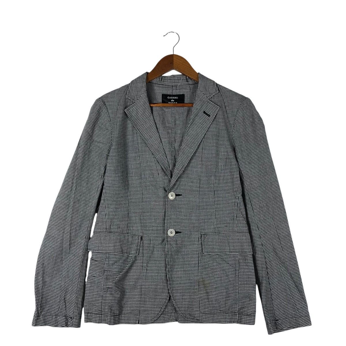 CABANE de ZUCCa CABANE de ZUCCA Checkerboard Blazer Jacket Size US S / EU 44-46 / 1 - 1 Thumbnail
