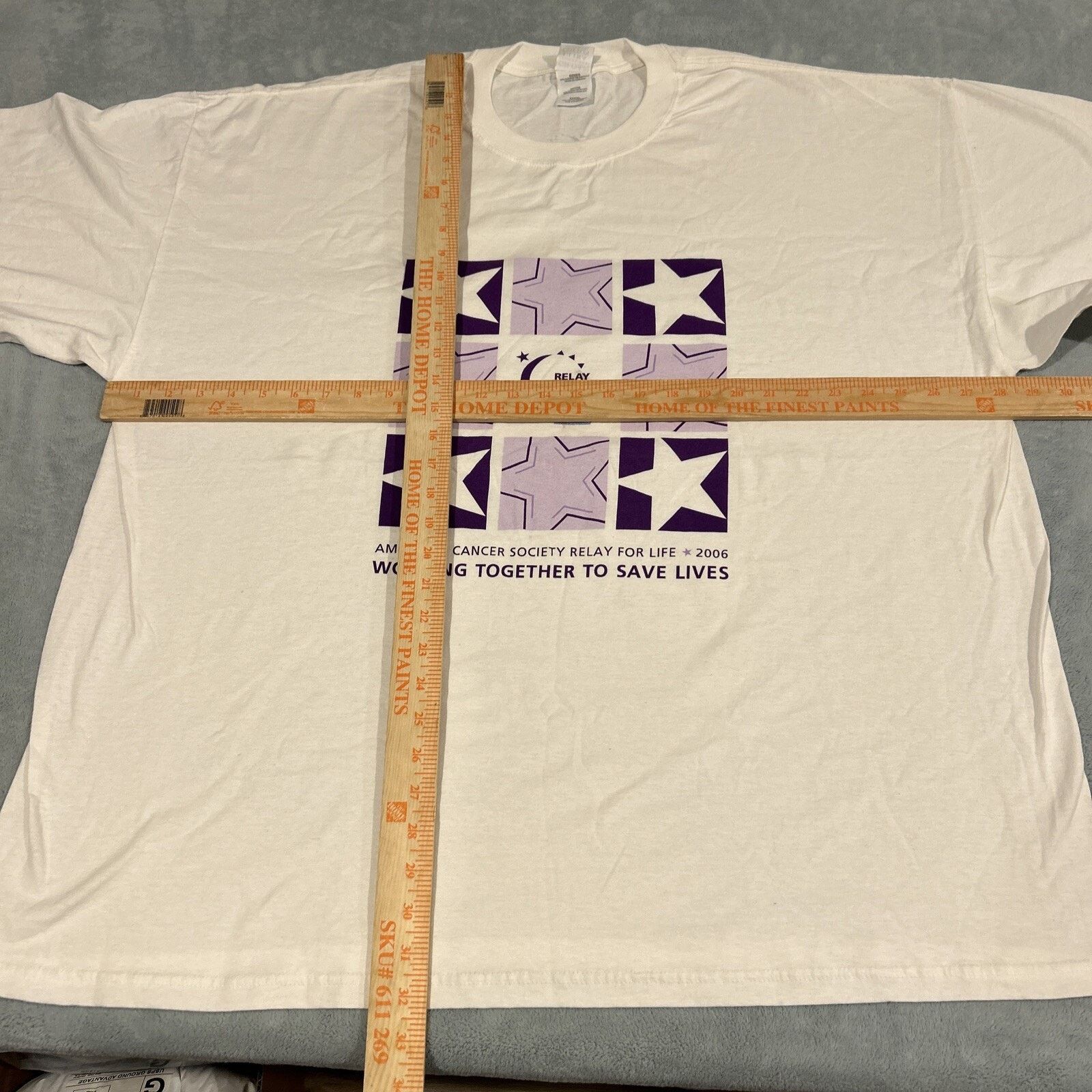 Nike 2006 Relay for Life Tee Shirt Mens 3XL Los Angeles Marathon Size US XS / EU 42 / 0 - 6 Thumbnail