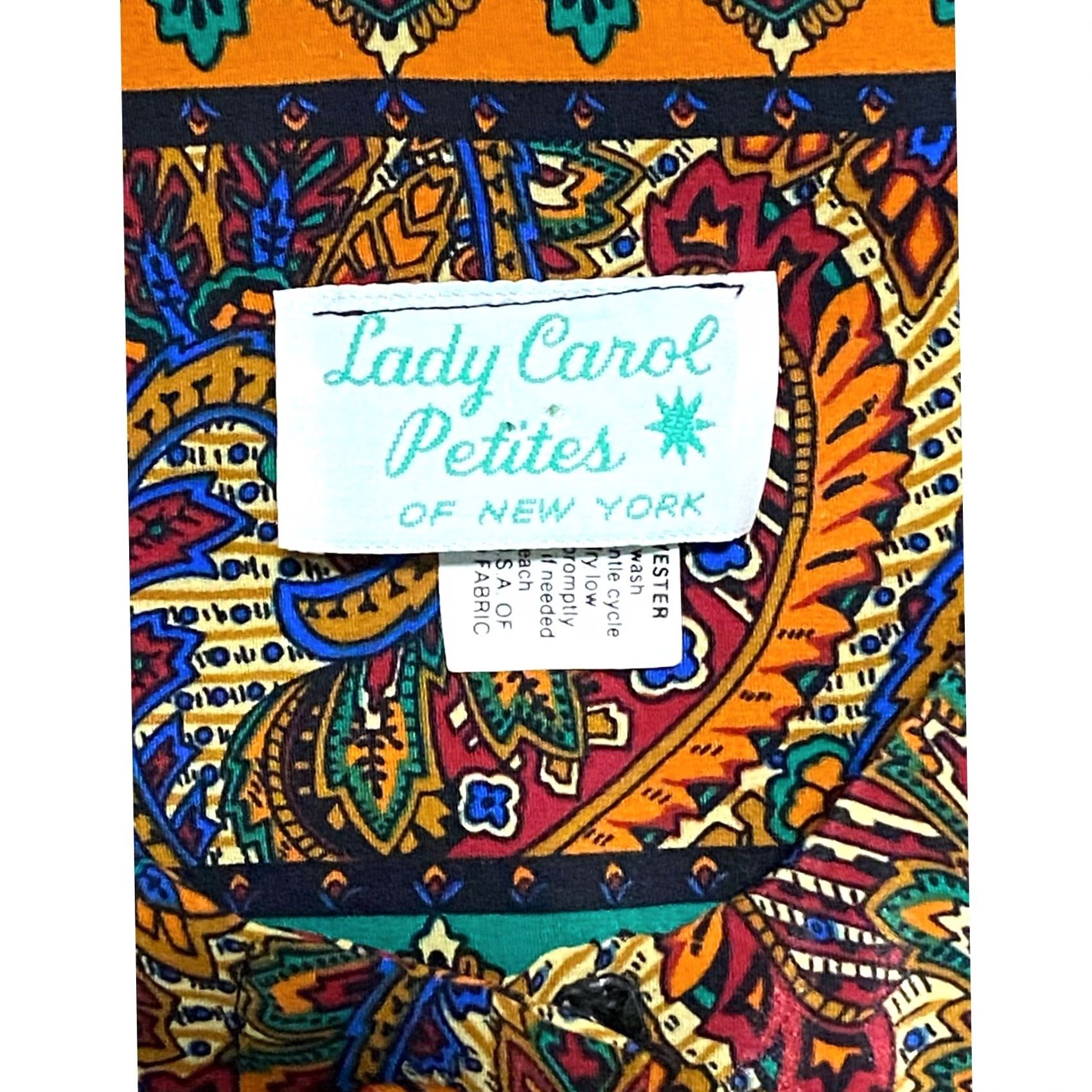 Etro VTG Lady Carol New York Paisley Pleated Dress Women 6P Secretary Retro Boho USA Shirt Dress Midi Multicolor Paisley 70s 80s Womens Size M / US 6-8 / IT 42-44 - 7 Thumbnail