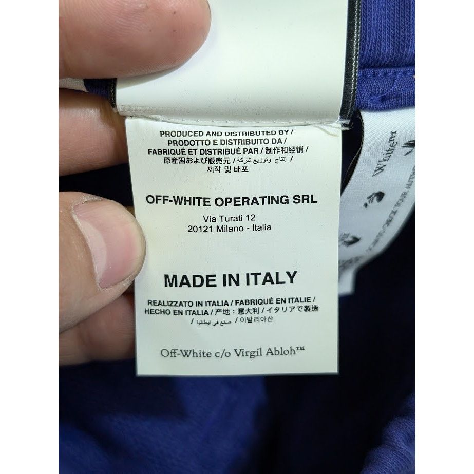 Off-White o1rshd1 Vars Hammer Slim Sweatpants & Joggers in Purple Size US 38 / EU 54 - 22 Thumbnail