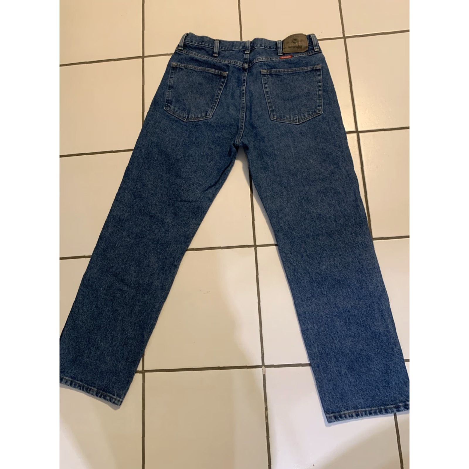Wrangler VINTAGE Wrangler Jeans Men 34x30 Regular Fit Denim Western 90s Cotton Blue Size US 34 / EU 50 - 2 Thumbnail