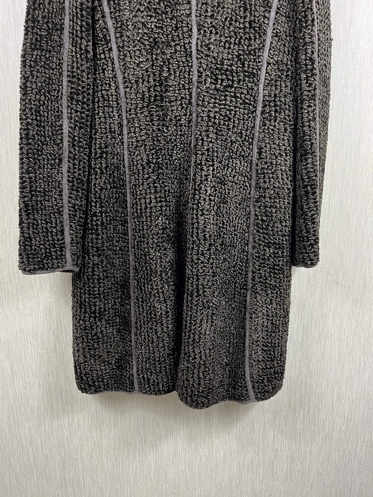 Armani × Designer × Giorgio Armani Giorgio Armani long velvet zip cardigan sweater coat jacket Size XL / US 12-14 / IT 48-50 - 22 Thumbnail
