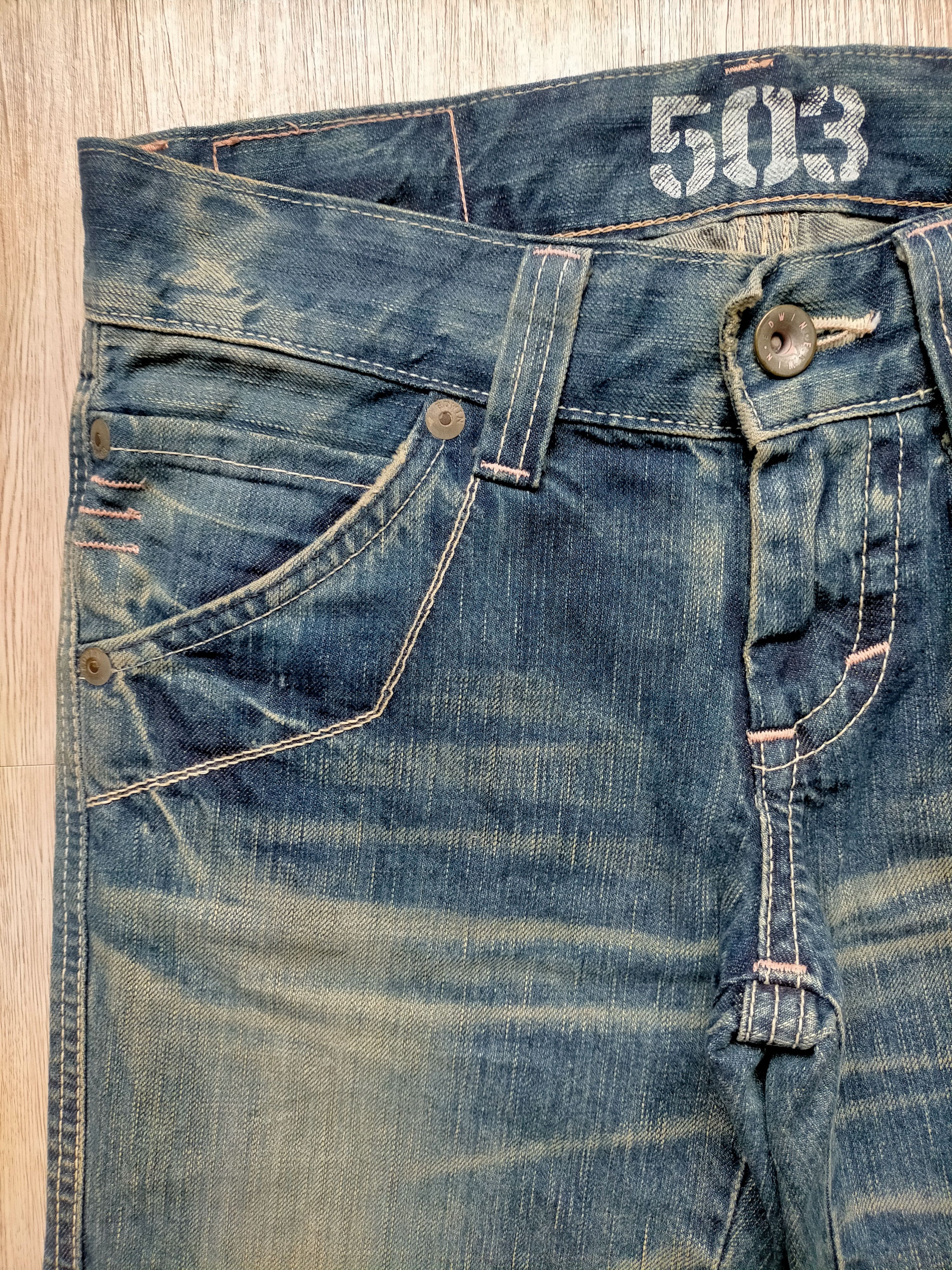 Edwin Flare Jeans Edwin 503 Blue Trip Low rise Denim Size US 30 / EU 46 - 4 Thumbnail