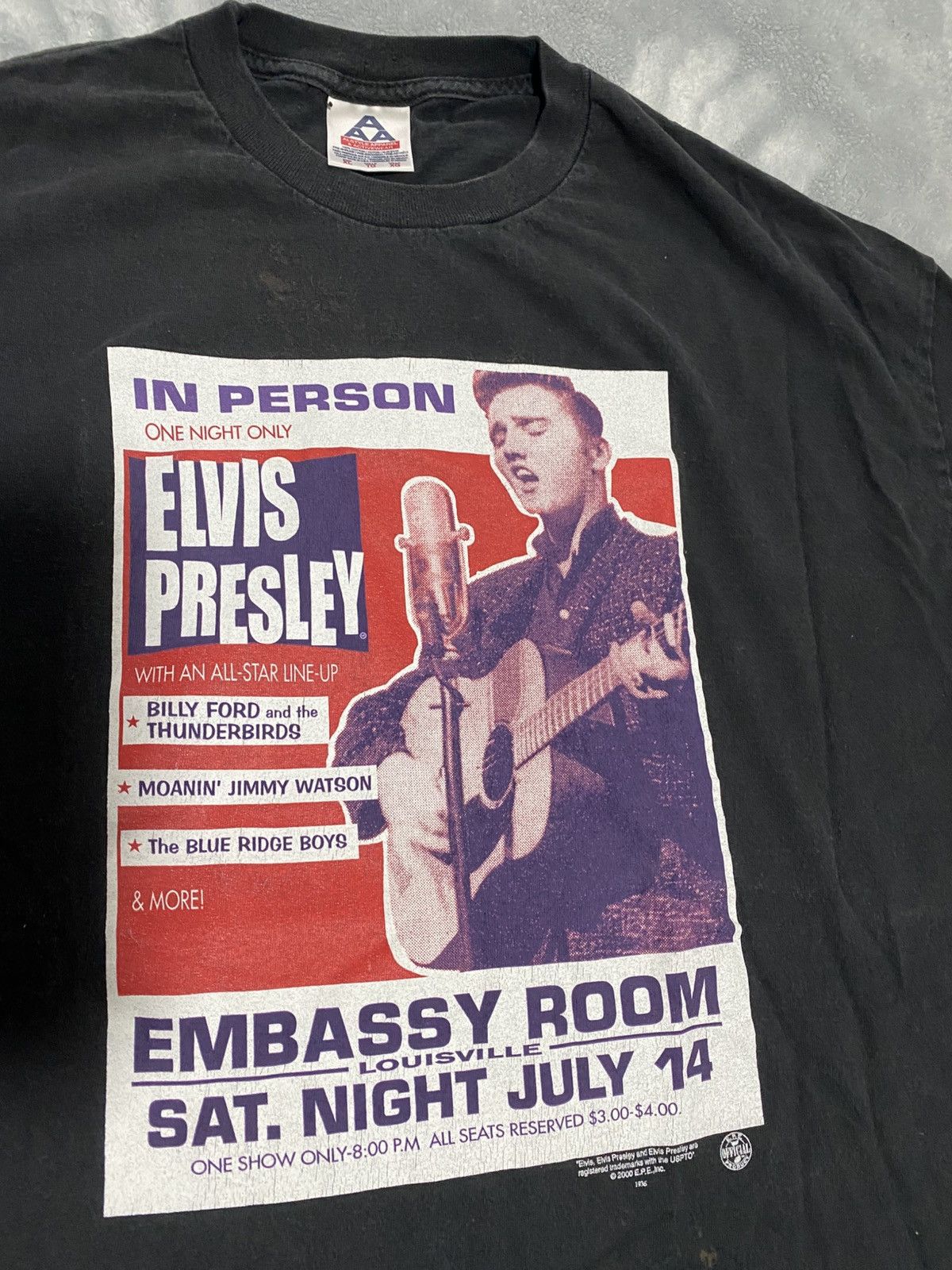 Vintage Vintage Elvis Shirt Size US XL / EU 56 / 4 - 7 Thumbnail