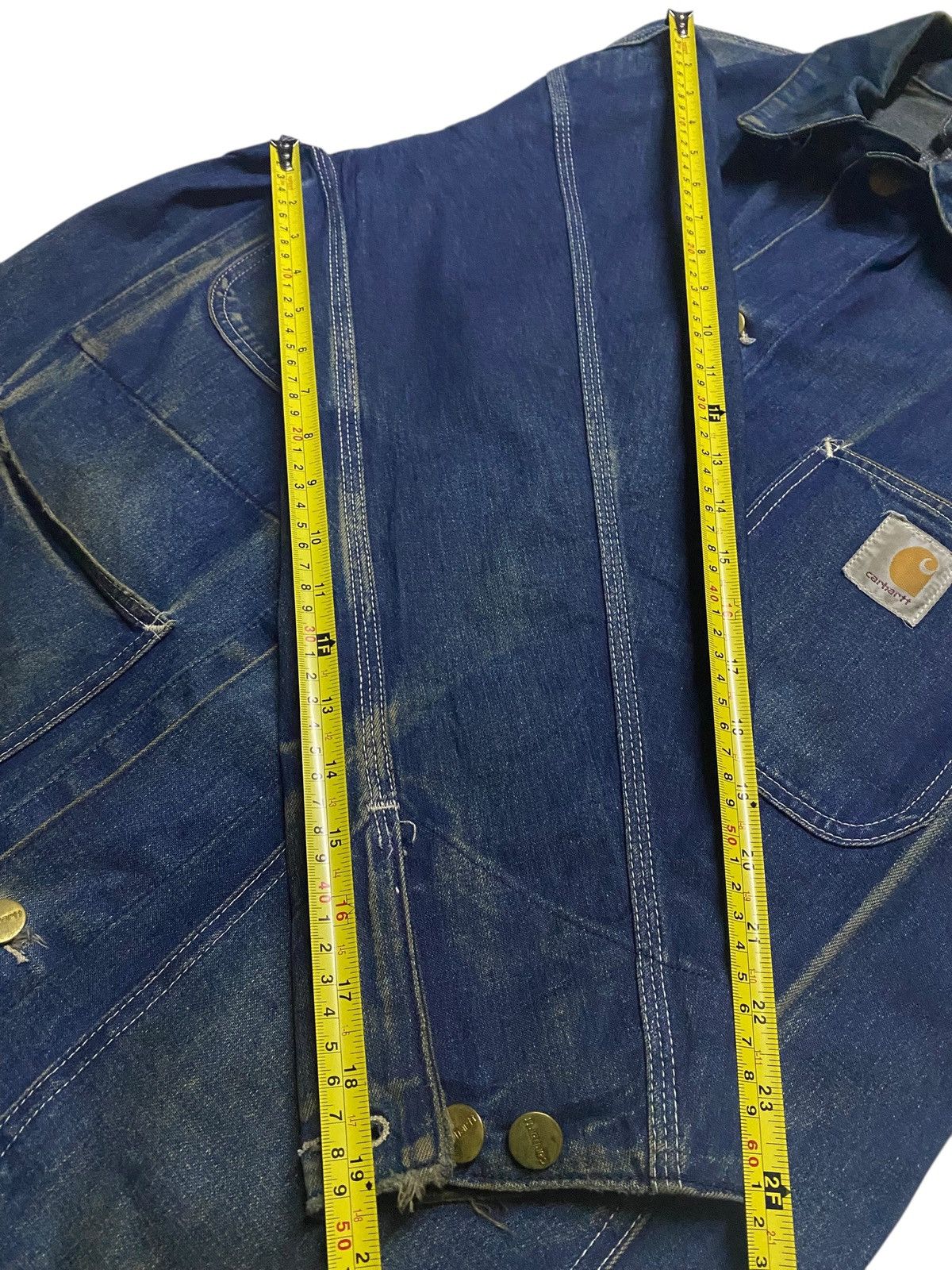 Carhartt 70s Carhartt Style Denim Chore Jacket Workwear Made USA 40 Size US S / EU 44-46 / 1 - 20 Thumbnail