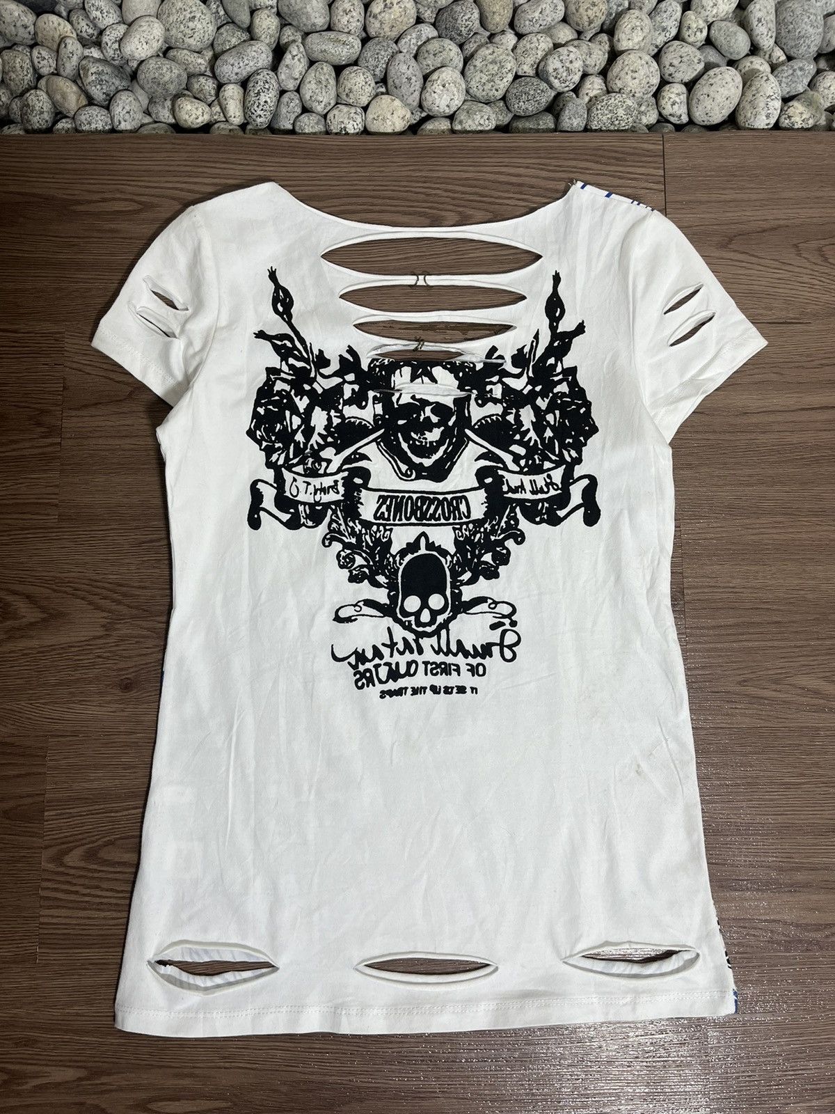 Ed Hardy × Japanese Brand Sick Y2k pierced Skull ripped tee Ed hardy style Size US S / EU 44-46 / 1 - 6 Thumbnail