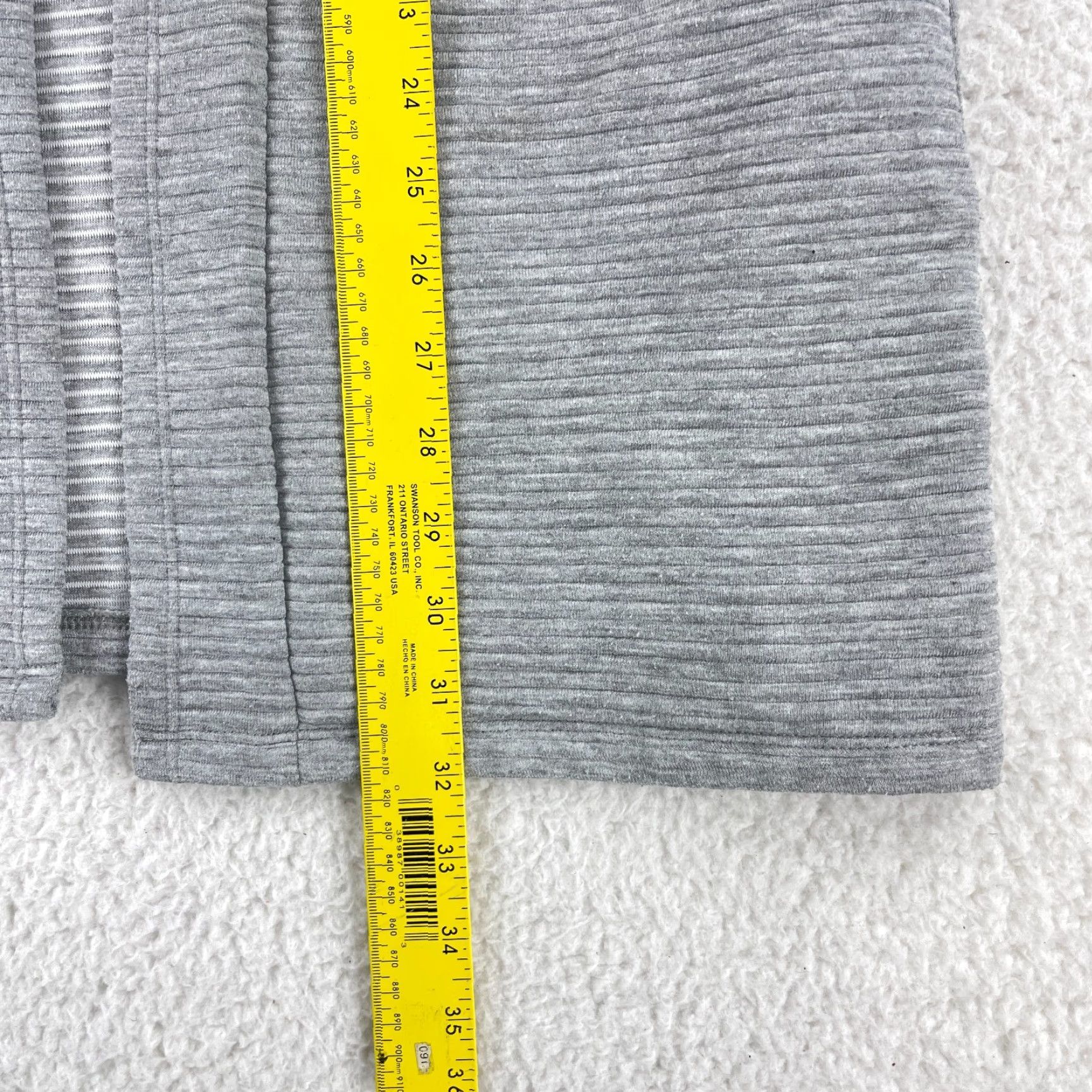 Vintage Jacqueline de Yong Cardigan Womens Medium Gray Open Front Long Sleeve Ribbed New Size M / US 6-8 / IT 42-44 - 7 Thumbnail