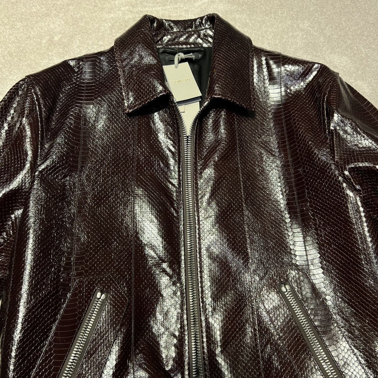 Tom Ford Tom Ford Python Print Leather Jacket in Small Size US S / EU 44-46 / 1 - 6 Thumbnail