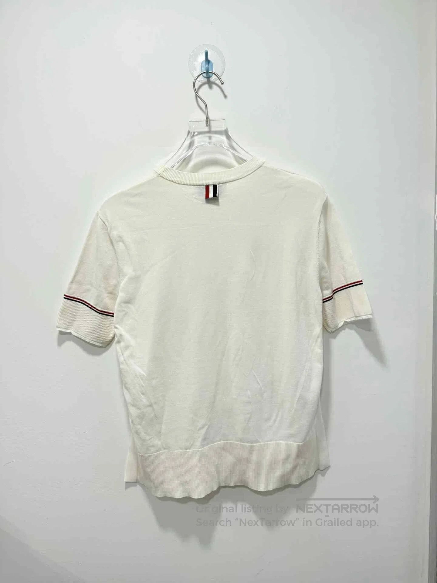 Thom Browne Thom Browne White Knit Short. Size US XXS / EU 40 - 2 Thumbnail