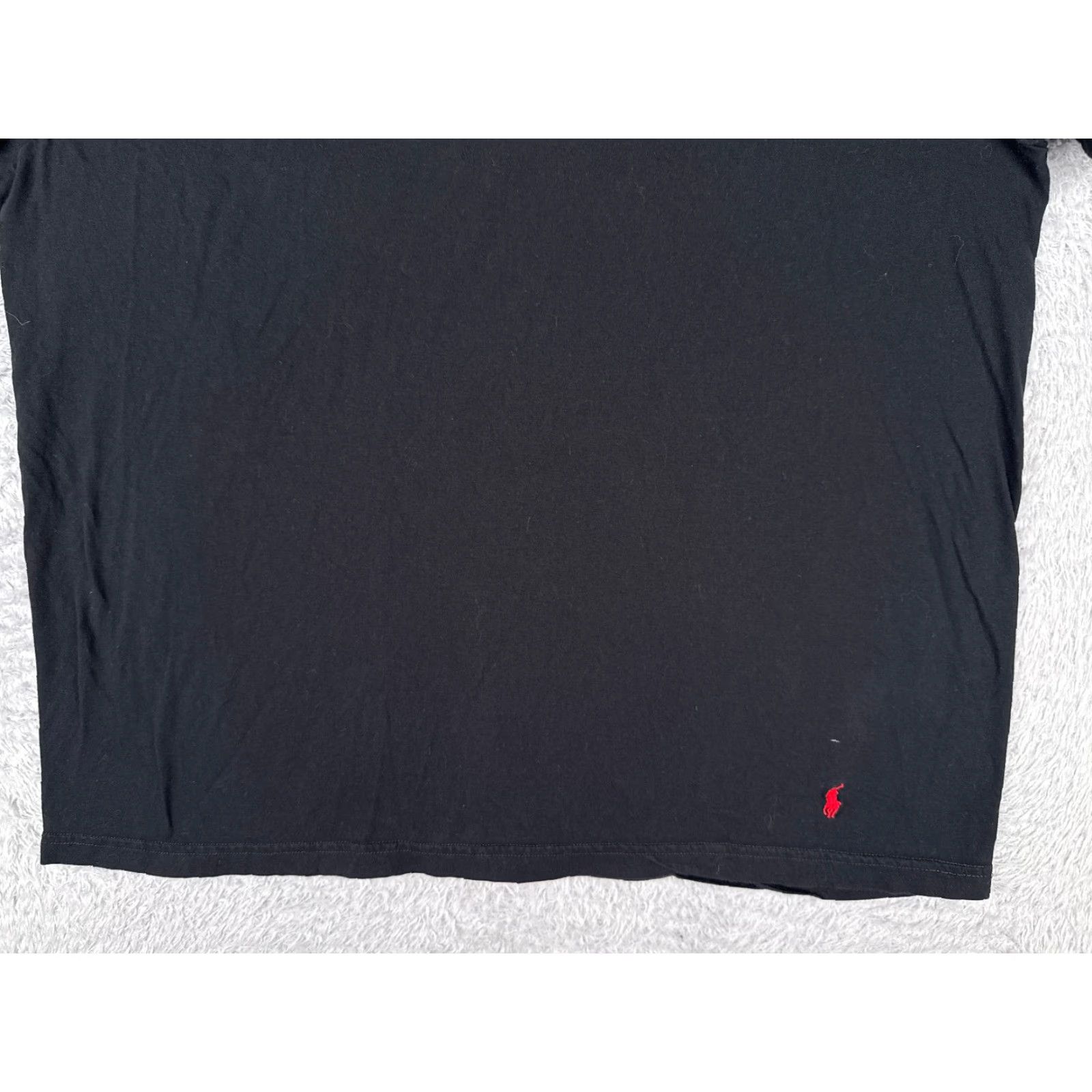 Ralph Lauren VINTAGE Polo Ralph Lauren Shirt Adult XL Black V-Neck Cotton Jersey Classic Fit Mens Size US XL / EU 56 / 4 - 5 Thumbnail